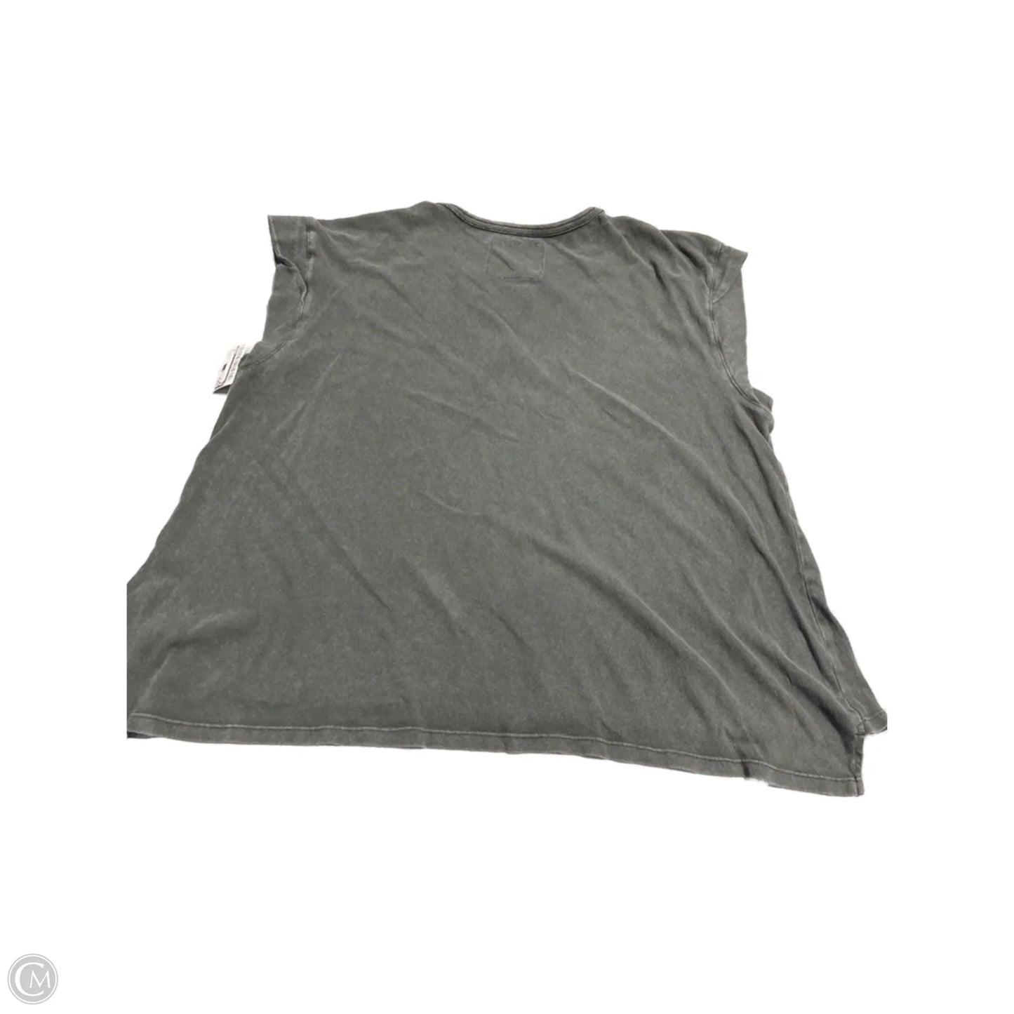 Top Short Sleeve By Aerie In Grey, Size: M