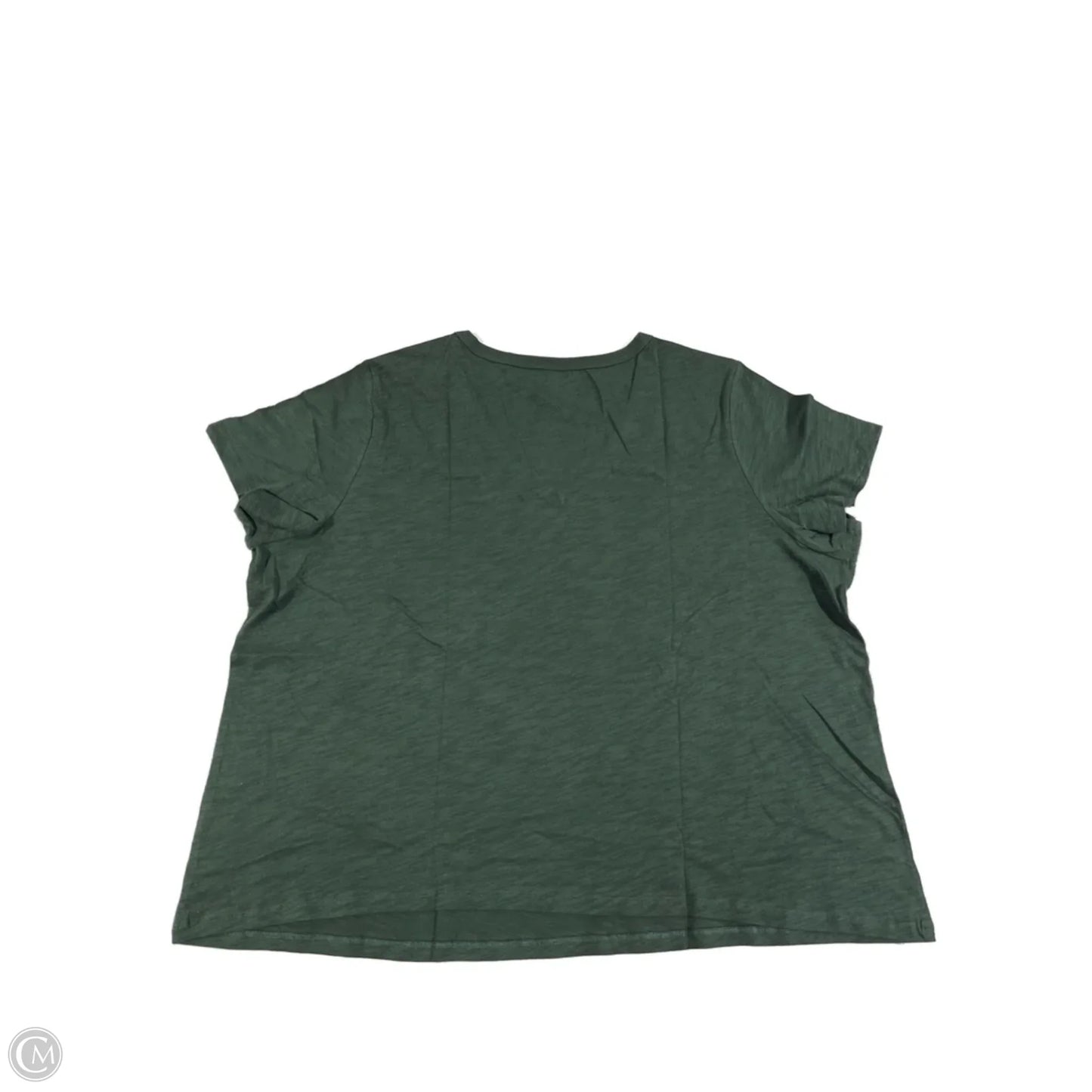 Top Short Sleeve Basic By Old Navy In Green, Size: Xxl