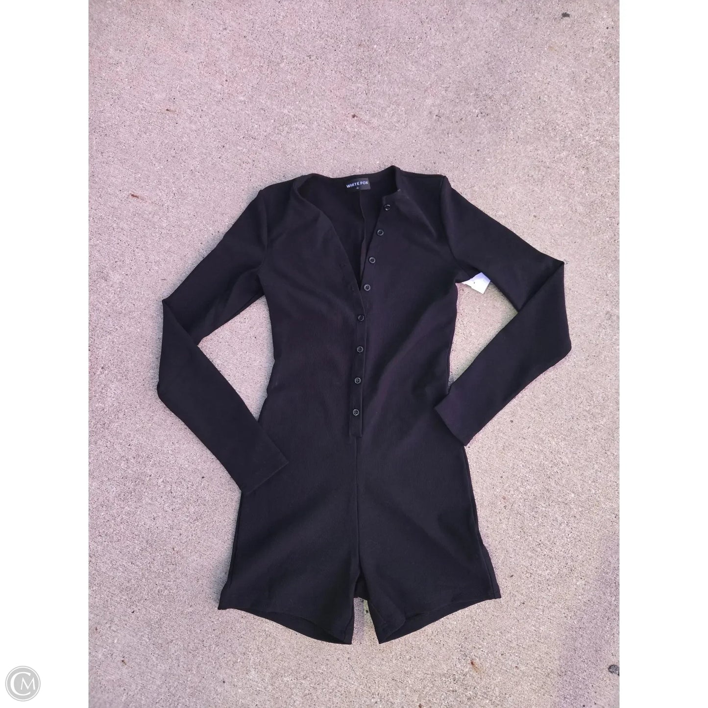 Romper By White Fox In Black, Size: S