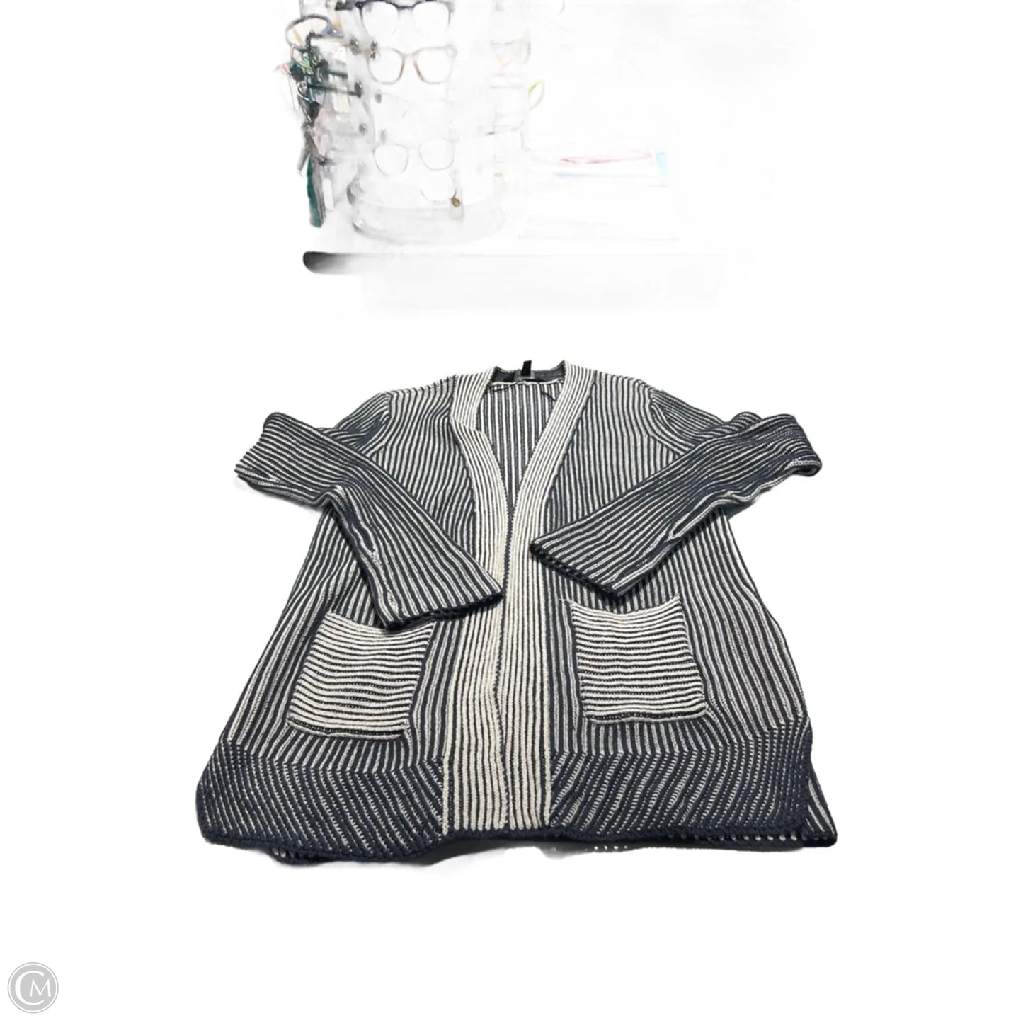 Cardigan By Simply Vera In Striped Pattern, Size: Xs