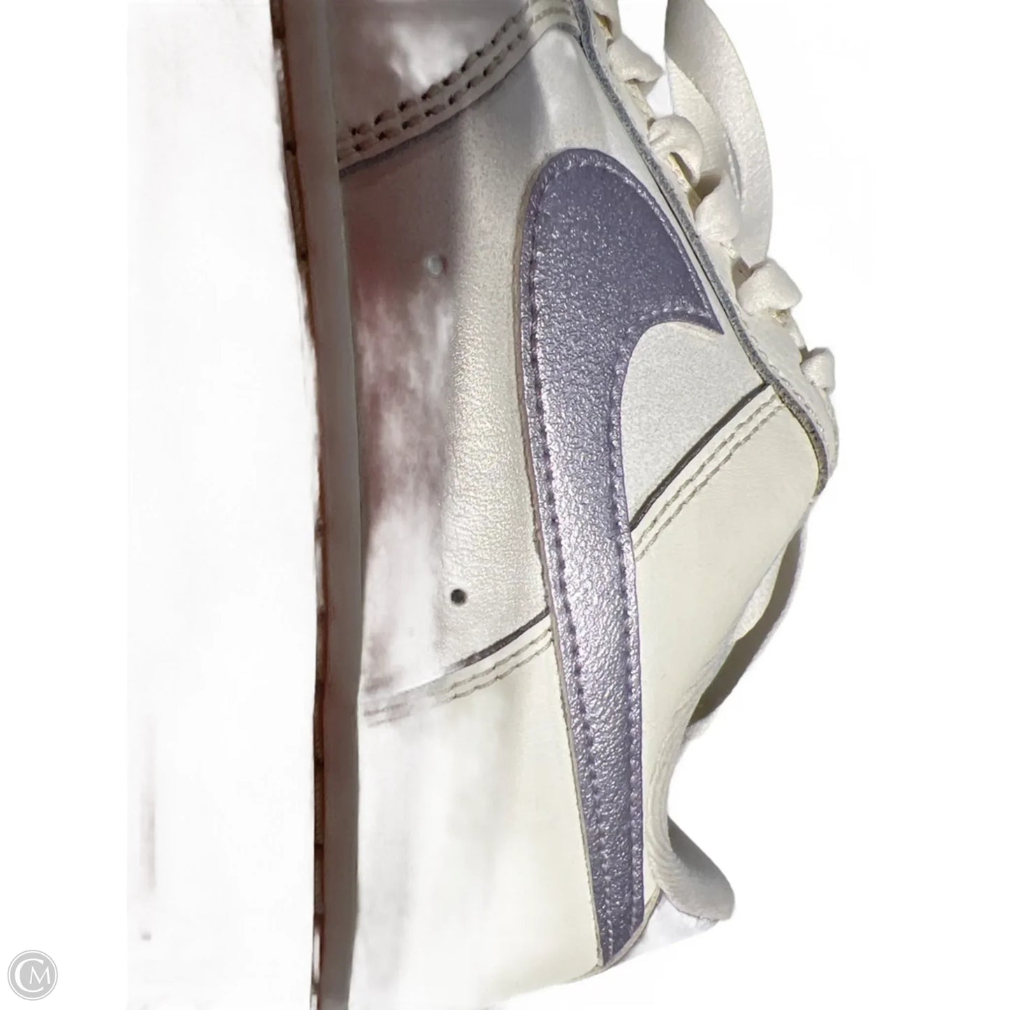 Shoes Sneakers By Nike In Purple & White, Size: 8