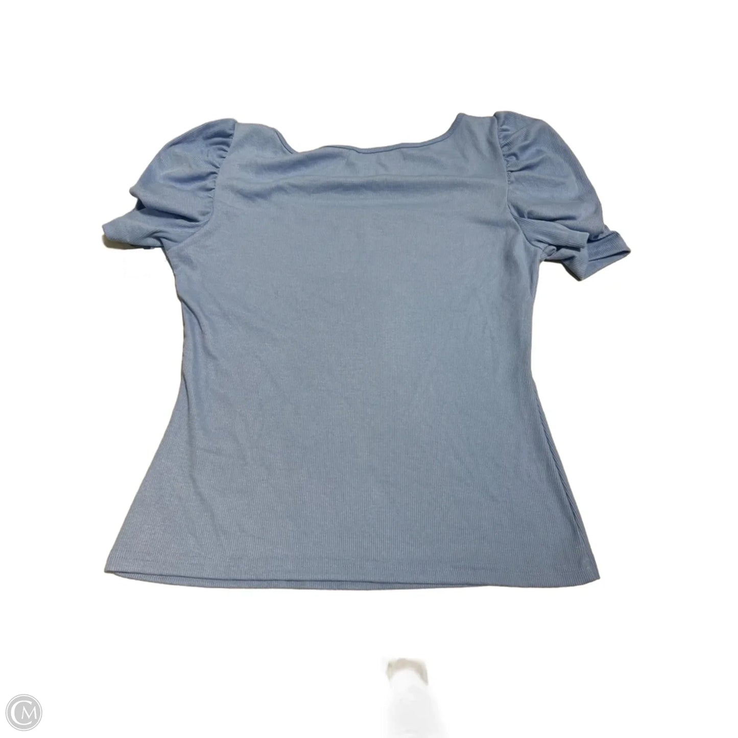 Top Short Sleeve By Cmc In Blue, Size: L