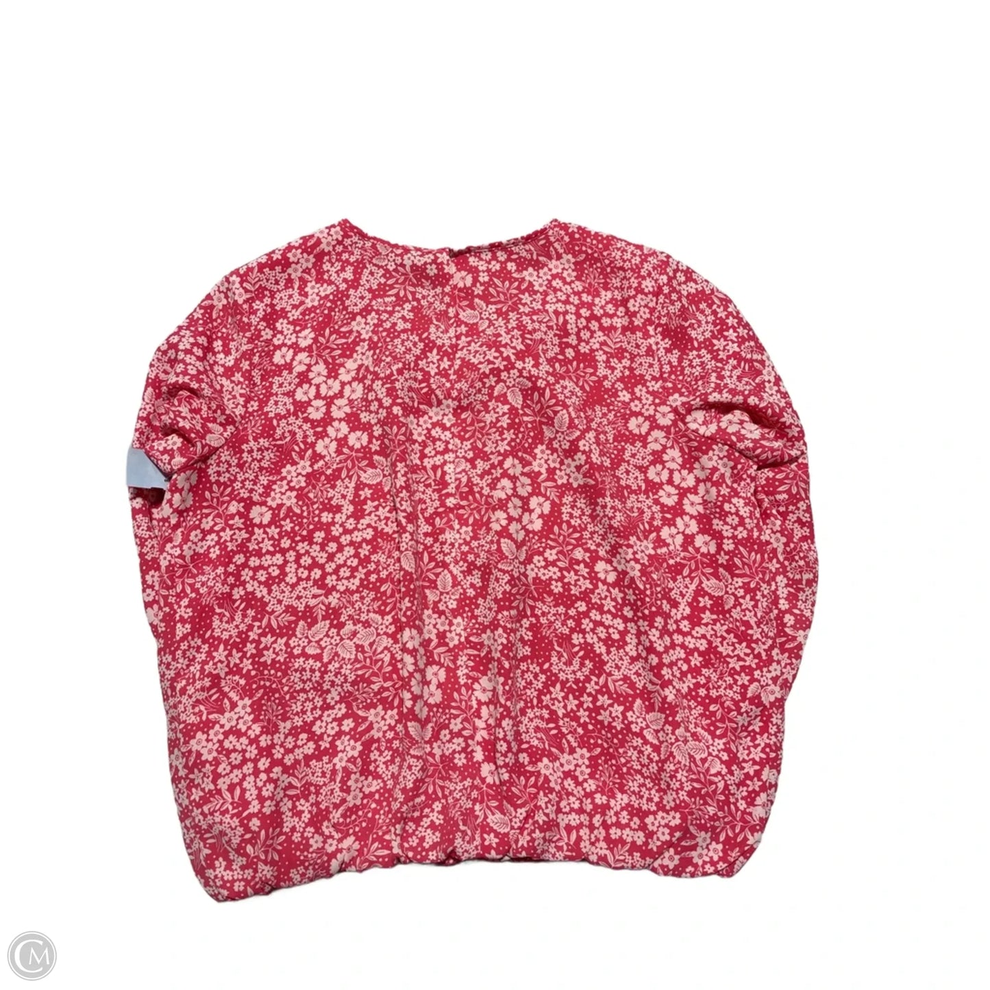 Blouse Long Sleeve By Tommy Hilfiger In Pink, Size: L