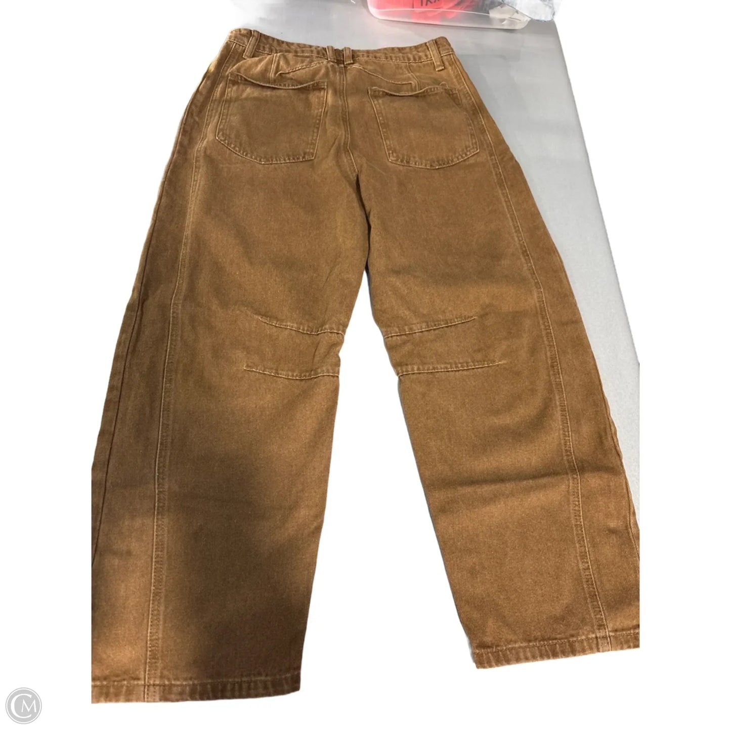 Jeans Wide Leg By Cmc In Brown, Size: 6
