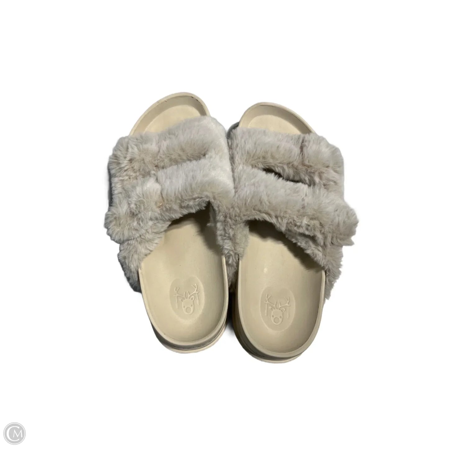 Sandals Flats By Cmc In Cream, Size: 8