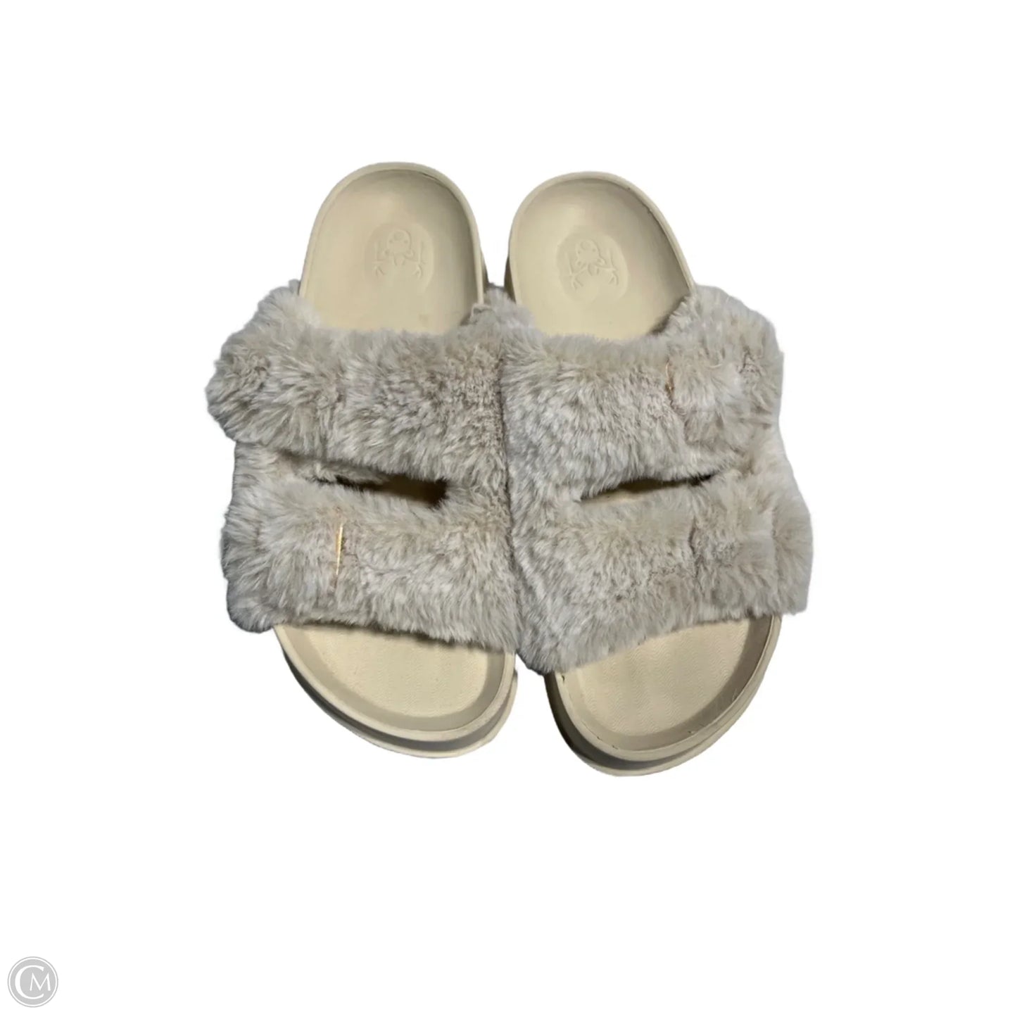 Sandals Flats By Cmc In Cream, Size: 8