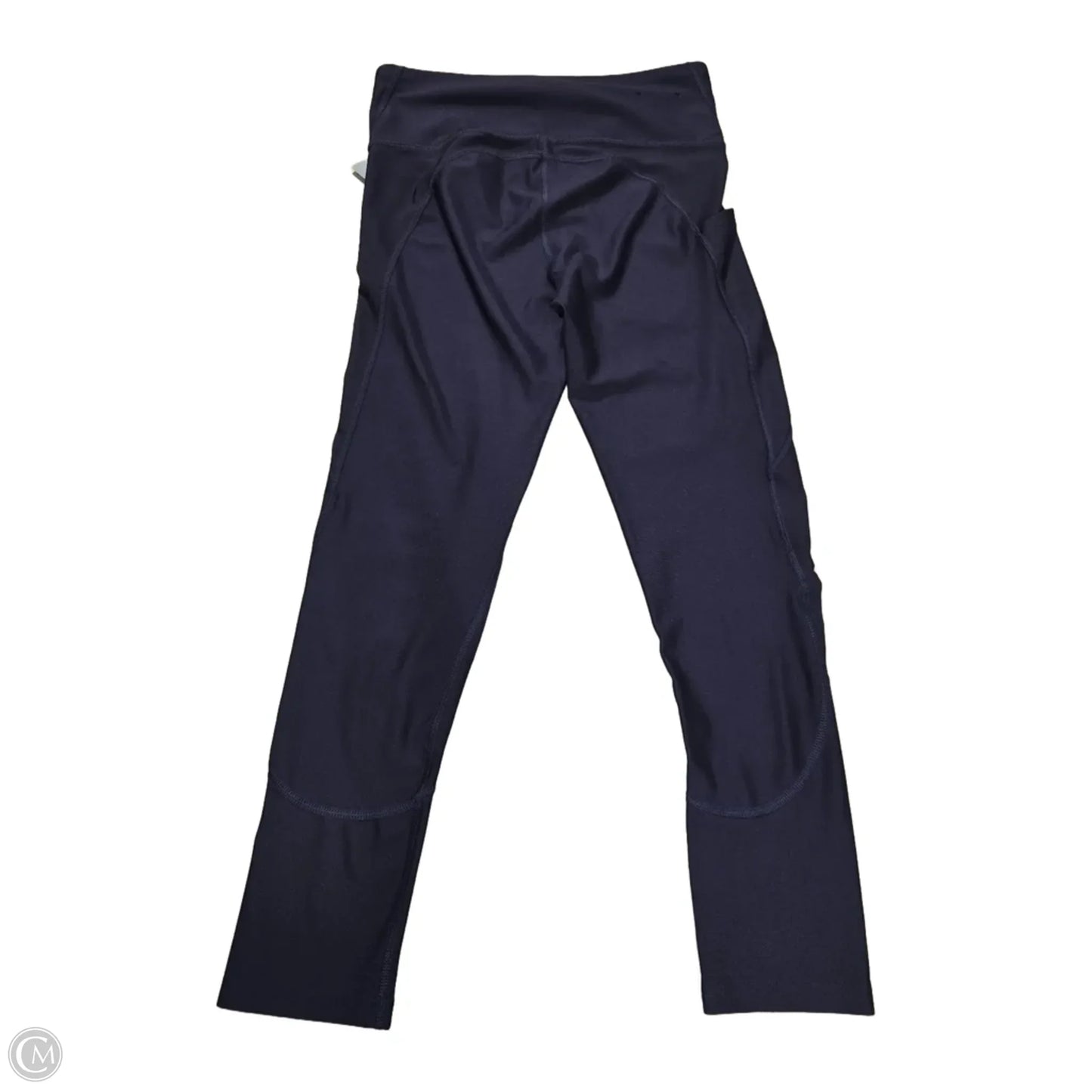 Athletic Leggings By Under Armour In Navy, Size: M