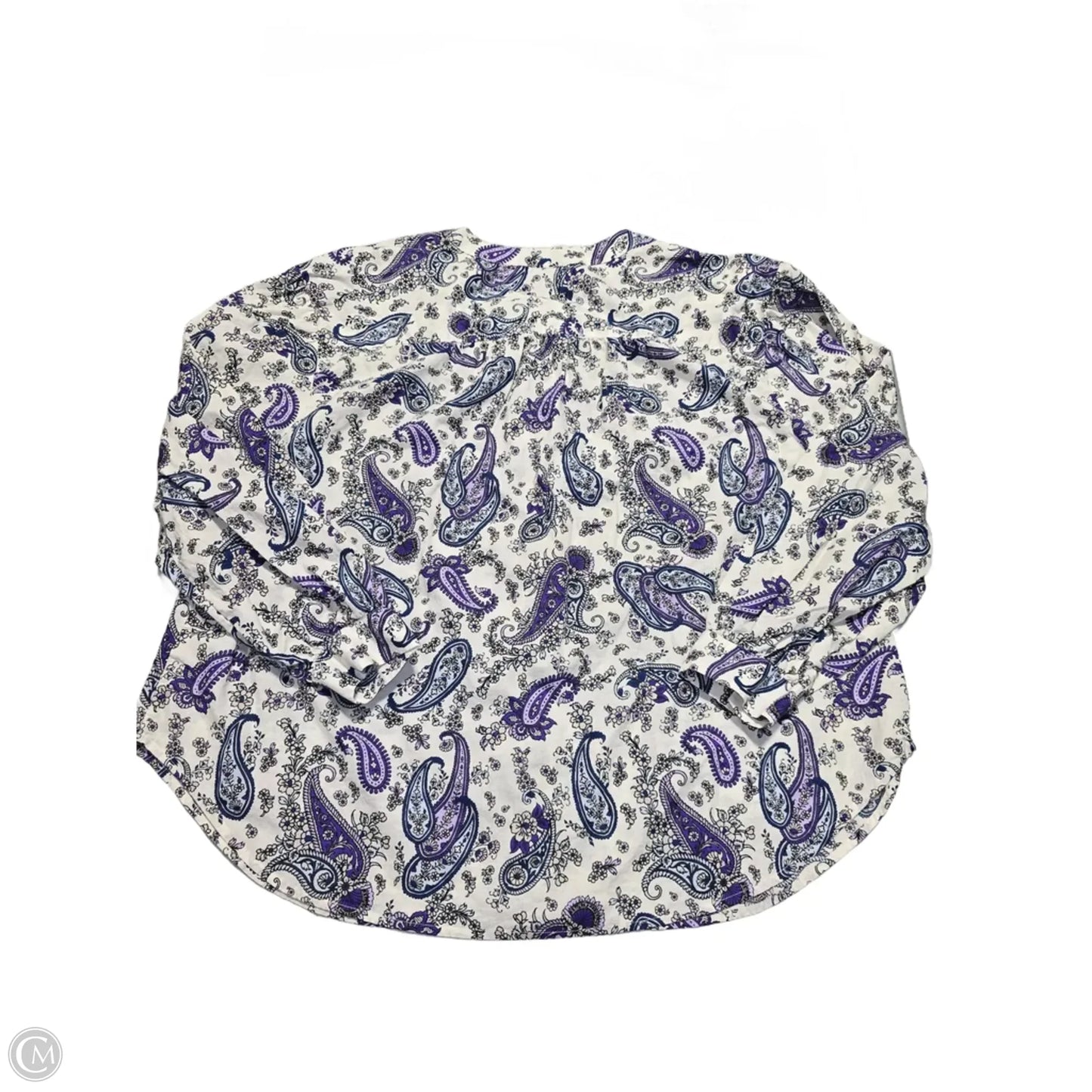 Top Long Sleeve By Lane Bryant In Floral Print, Size: Xl