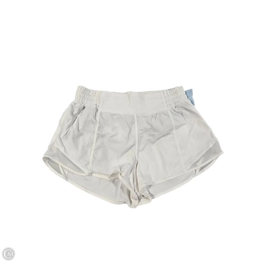 Athletic Shorts By Lululemon In White, Size: 6