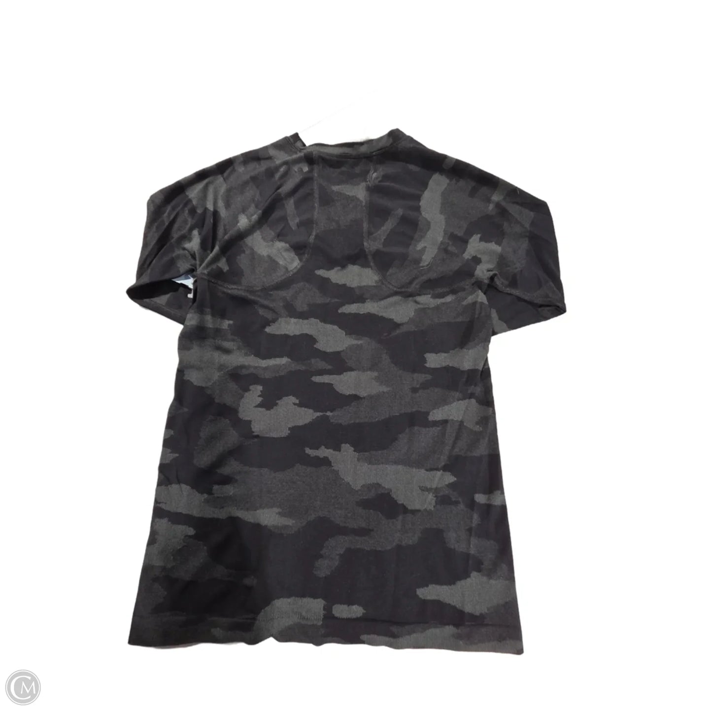 Athletic Top Long Sleeve Collar By Athleta In Black, Size: S