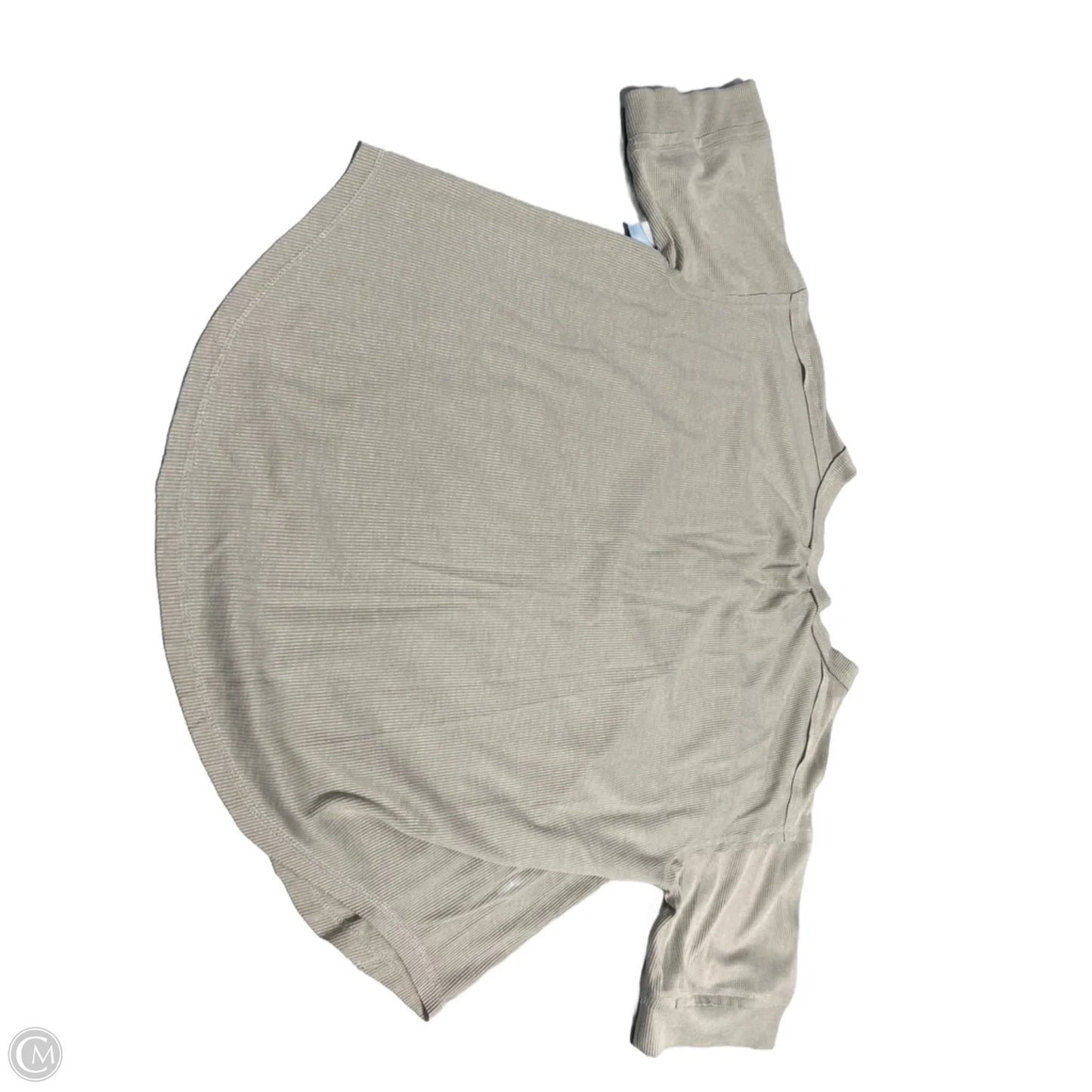 Top Short Sleeve By Pink Lily In Cream, Size: Xl