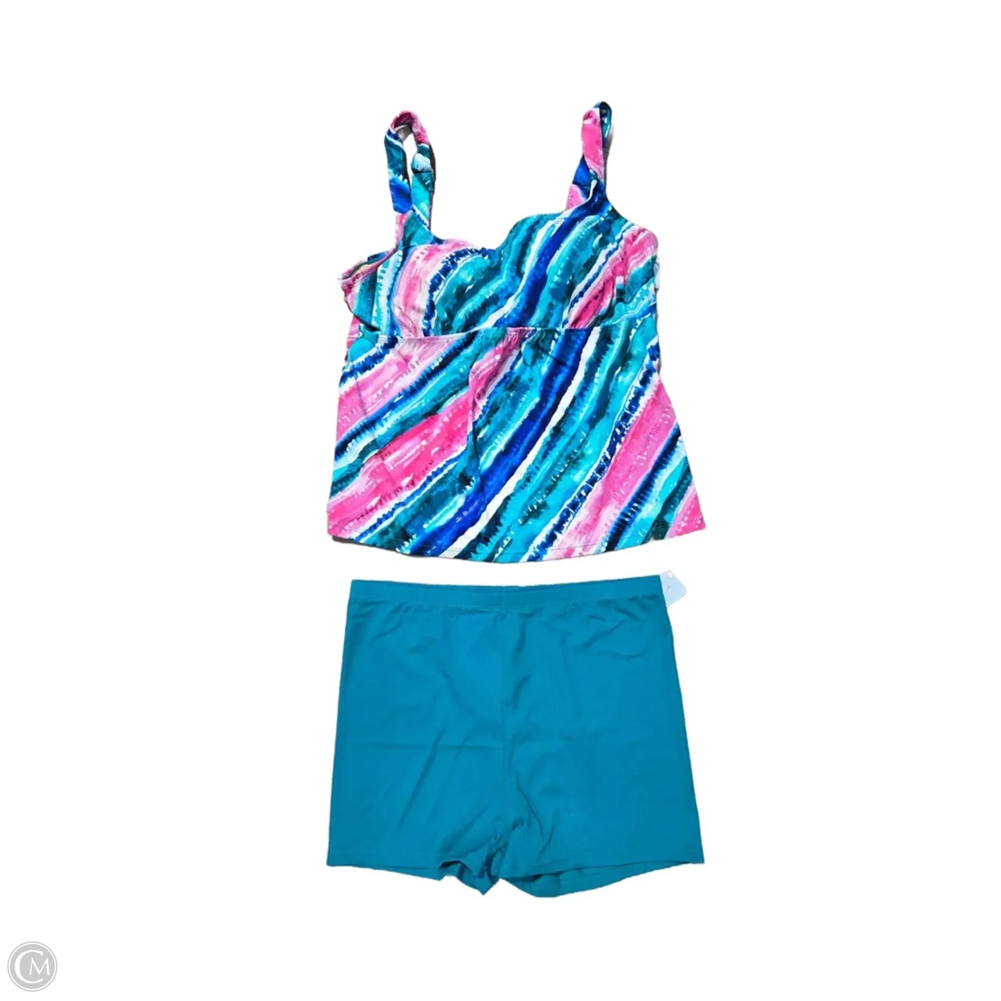 Swimsuit 2pc By Cmc In Multi-colored, Size: Xl