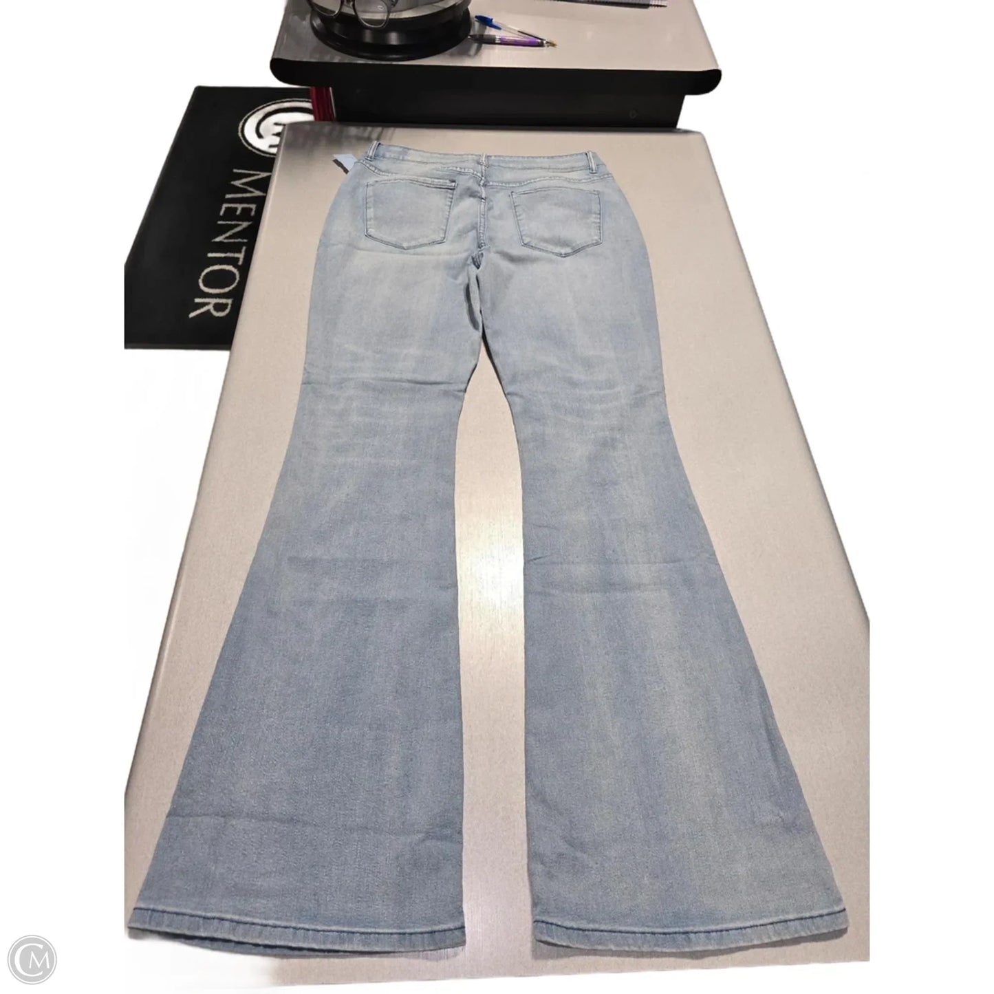 Jeans Boot Cut By Cmc In Blue Denim, Size: 8