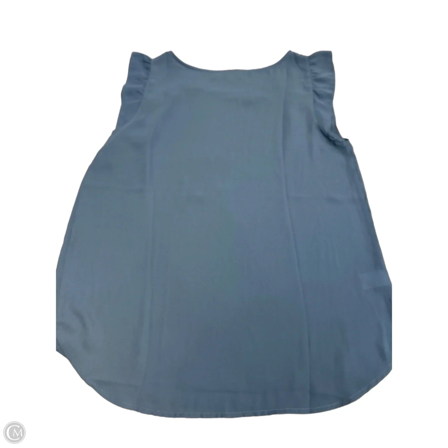 Blouse Sleeveless By Loft In Blue, Size: S