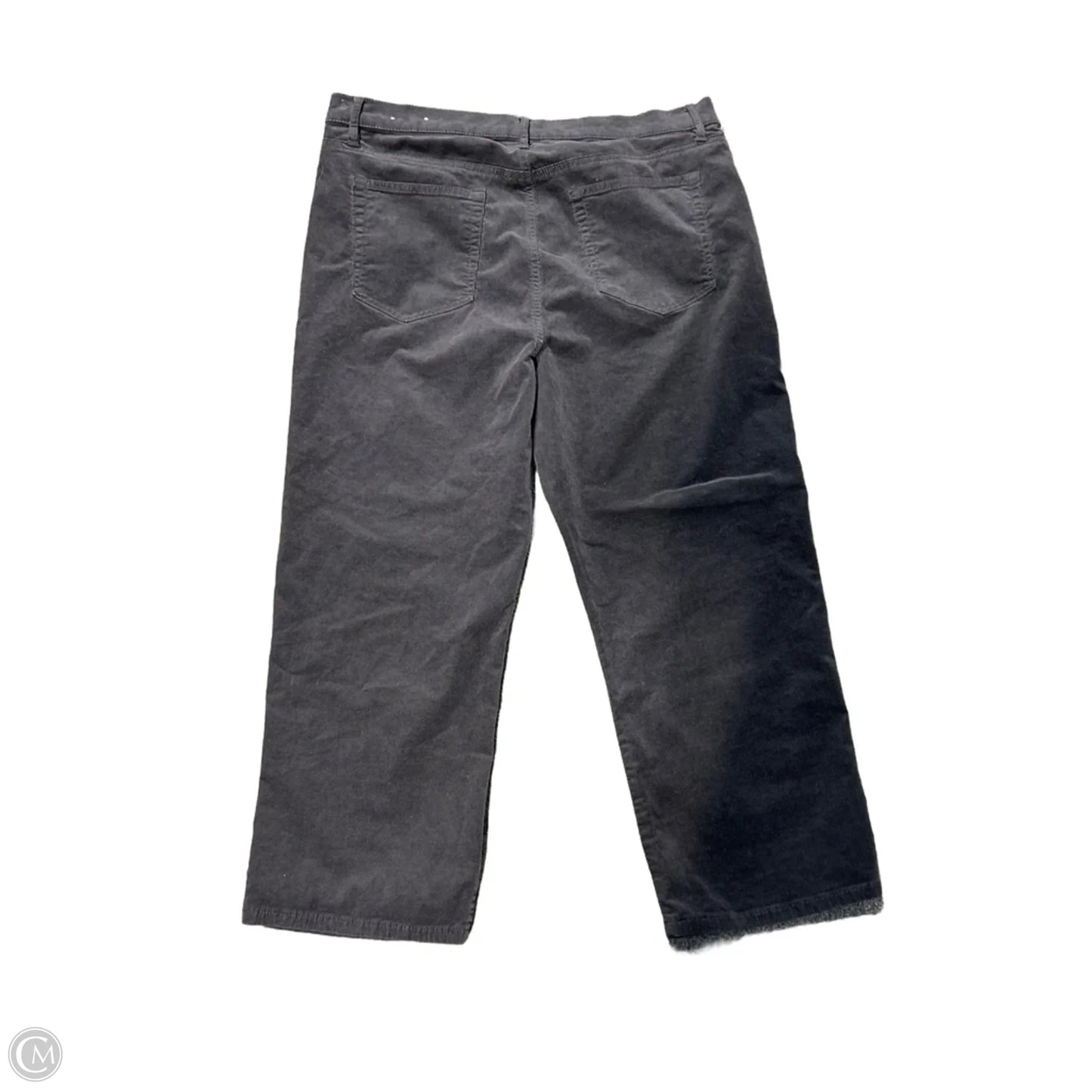 Pants Corduroy By Loft In Grey, Size: 16