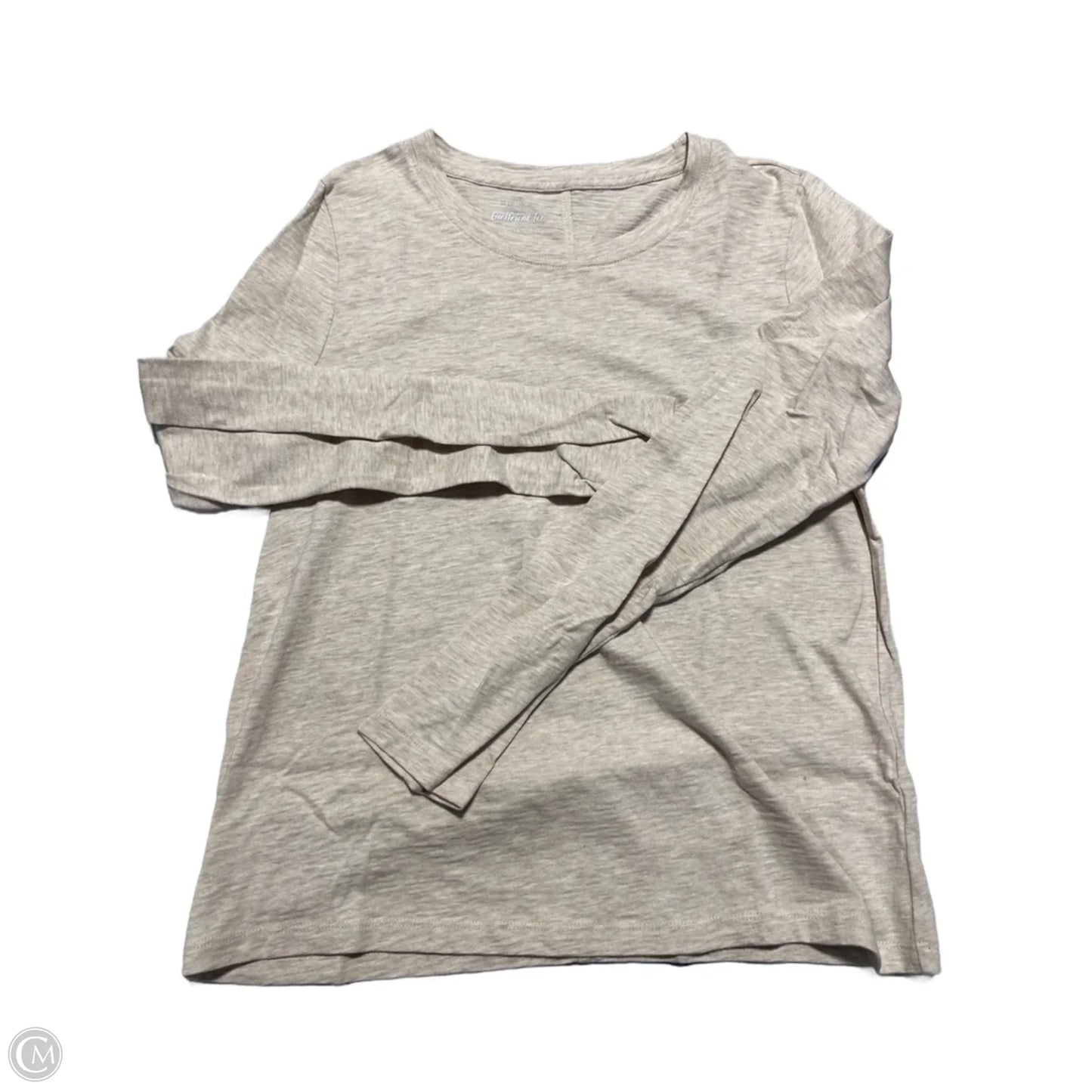 Top Long Sleeve Basic By J. Crew In Tan, Size: L