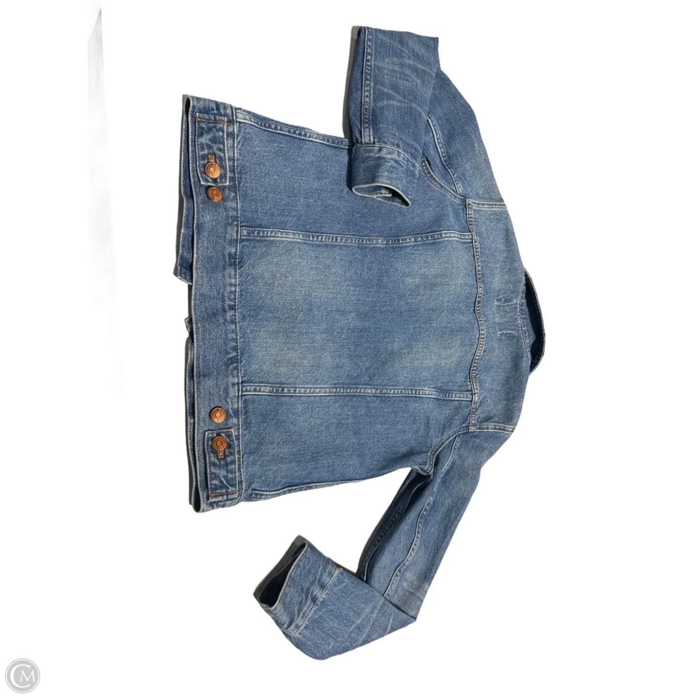 Jacket Denim By Madewell In Blue Denim, Size: S