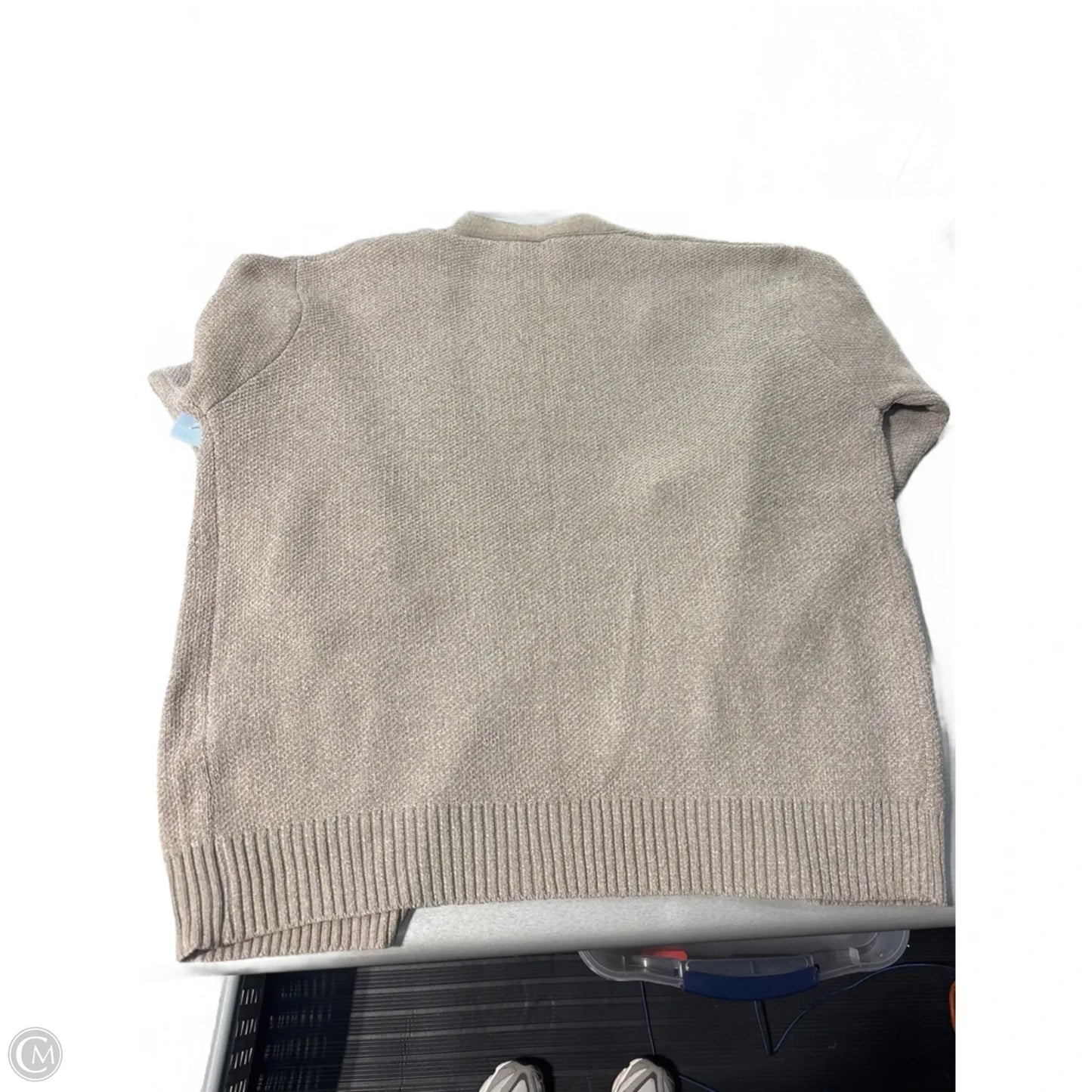 Cardigan By Zenana In Cream, Size: Xl