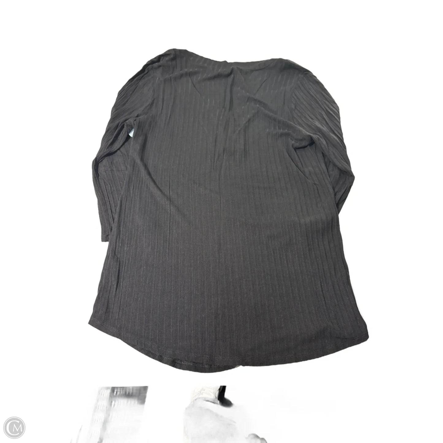 Top Long Sleeve By Twenty Second In Black, Size: M