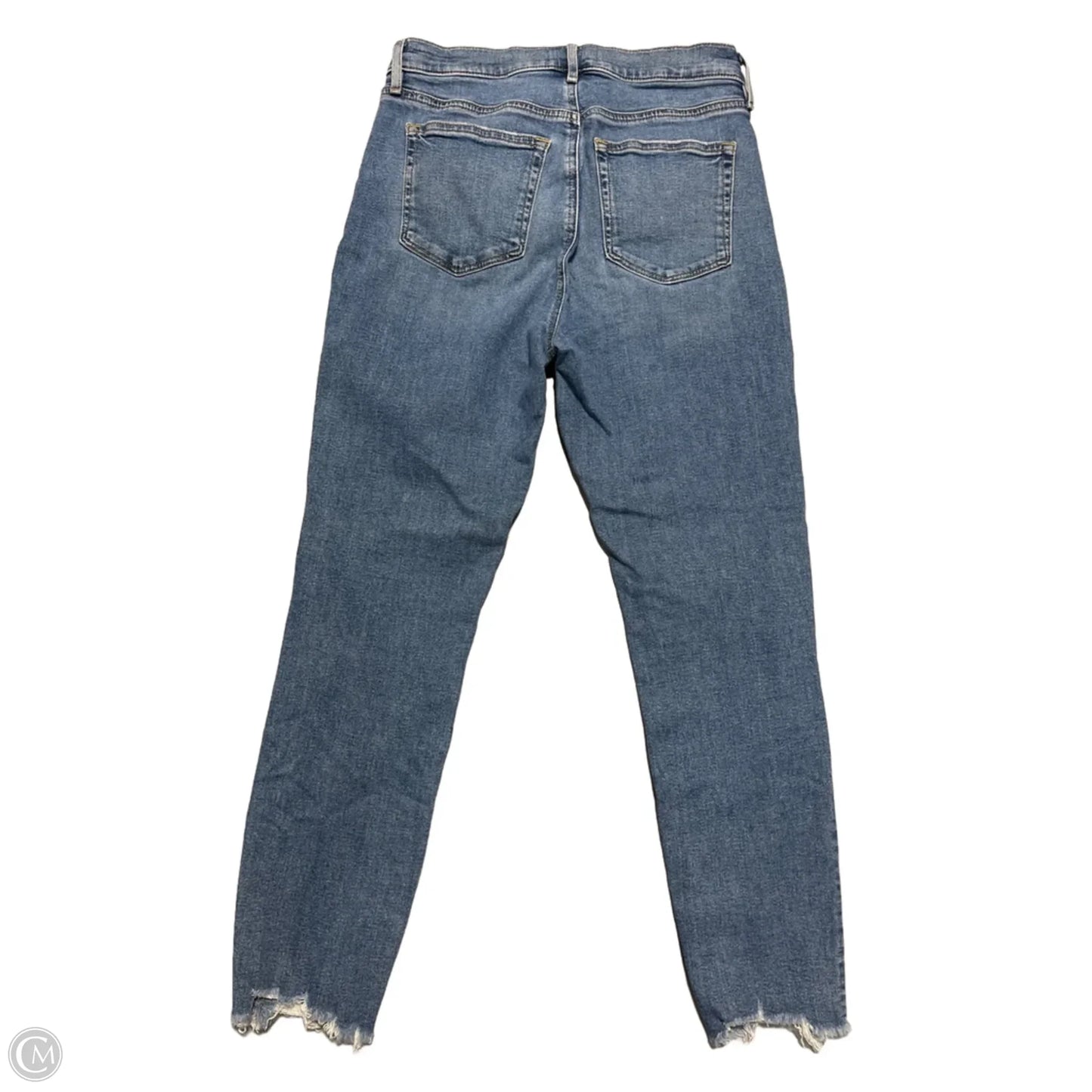 Jeans Straight By Loft In Blue Denim, Size: 6