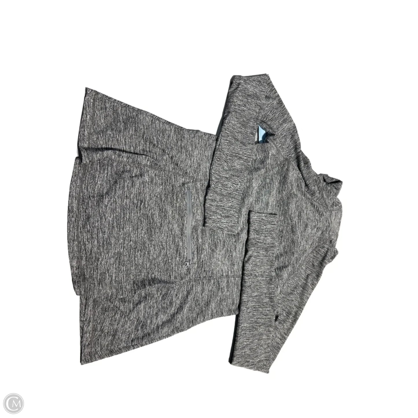 Athletic Jacket By Athleta In Grey, Size: M
