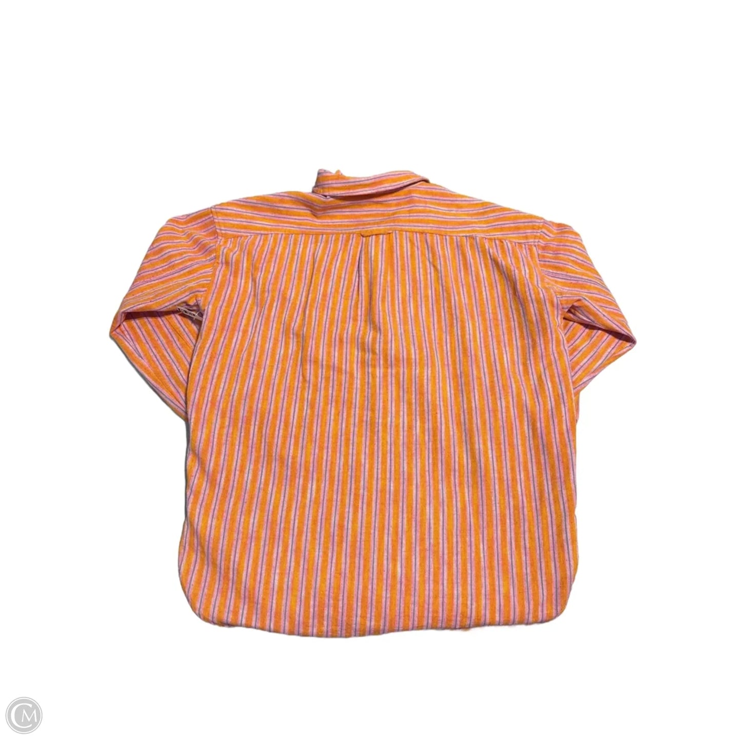 Top Long Sleeve By Pilcro In Orange & Pink, Size: S