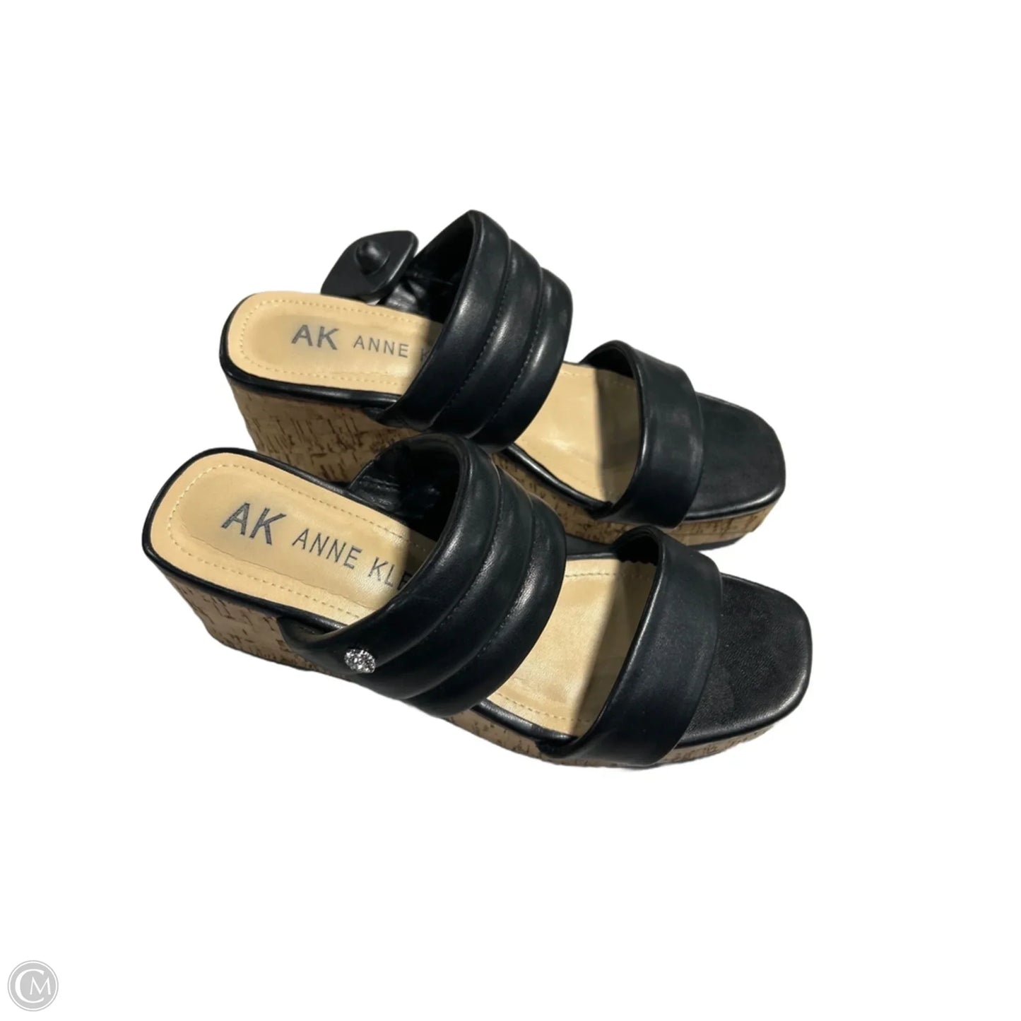 Sandals Heels Block By Anne Klein In Black, Size: 7.5
