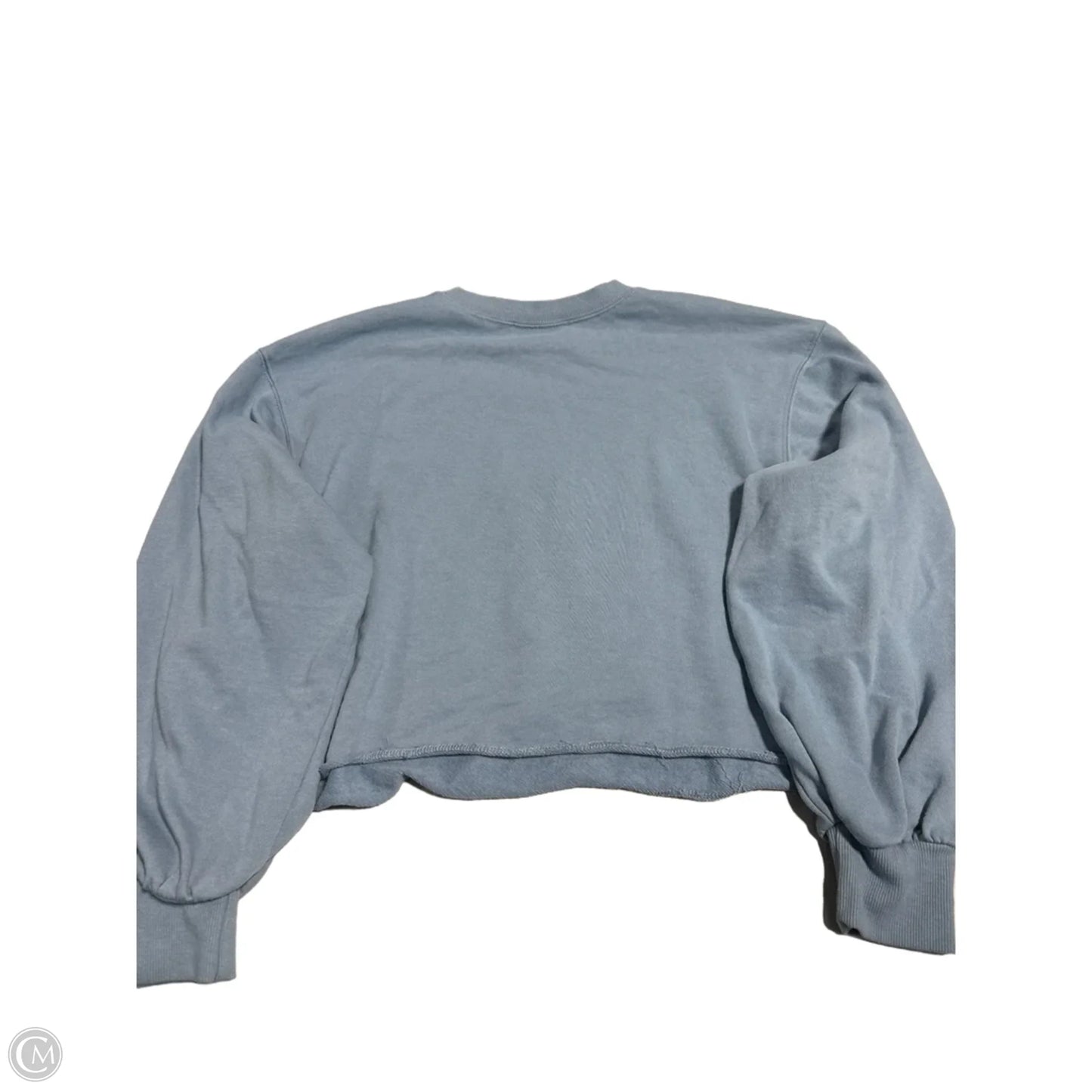 Top Long Sleeve By Cmc In Blue, Size: M