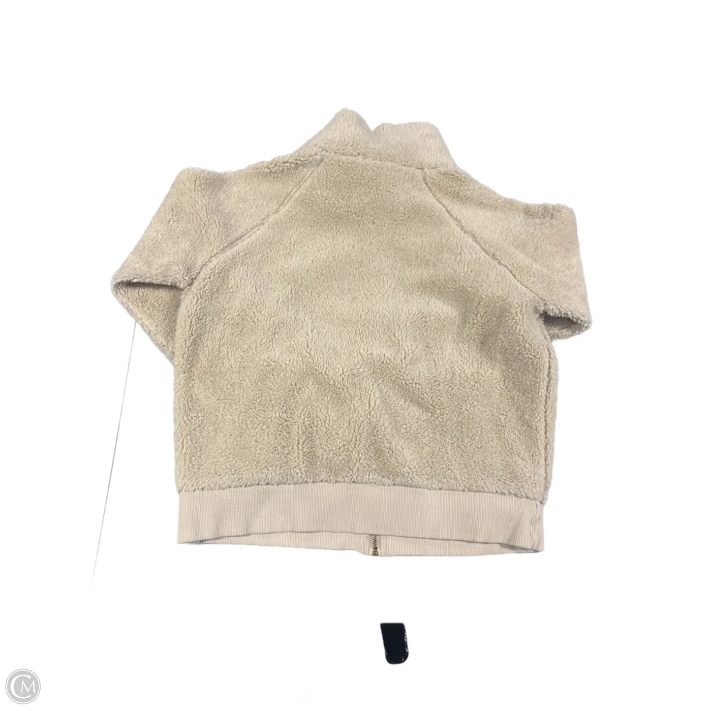 Jacket Fleece By Lauren By Ralph Lauren In Tan, Size: M