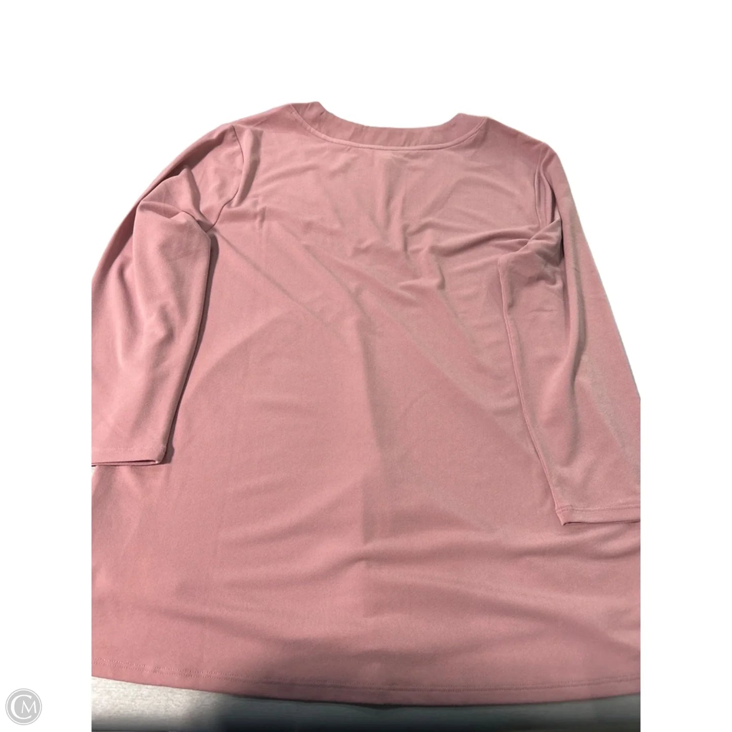 Top Long Sleeve By Banana Republic In Pink, Size: M
