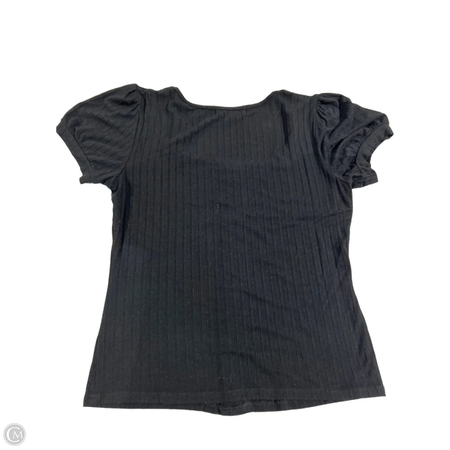 Top Short Sleeve Basic By Pink Rose In Black, Size: S