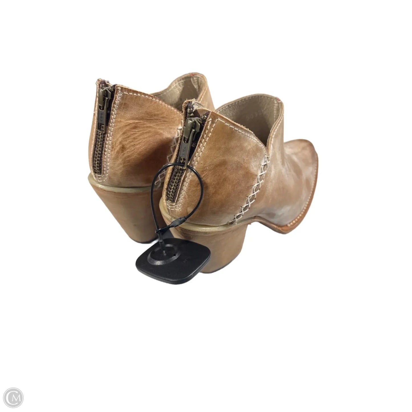 Boots Ankle Heels By Freebird In Brown, Size: 9