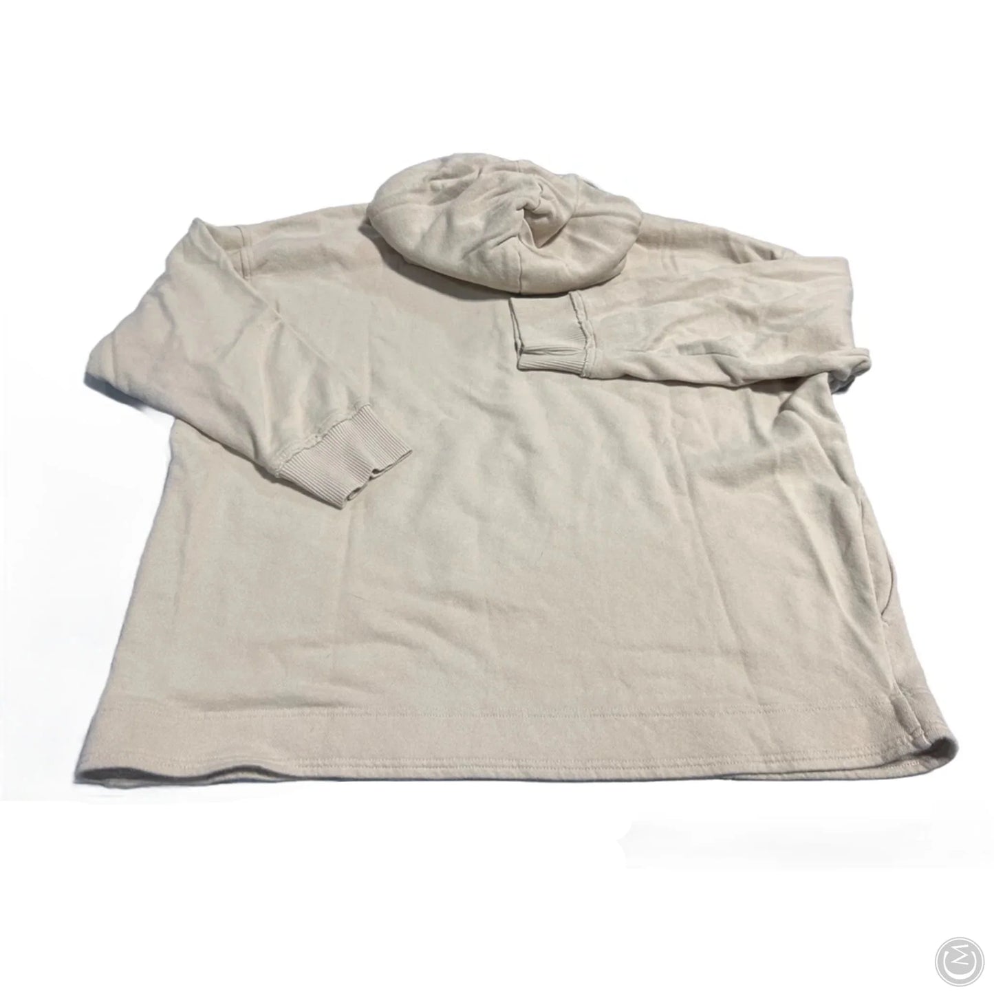 Sweatshirt Hoodie By Aerie In Tan, Size: M