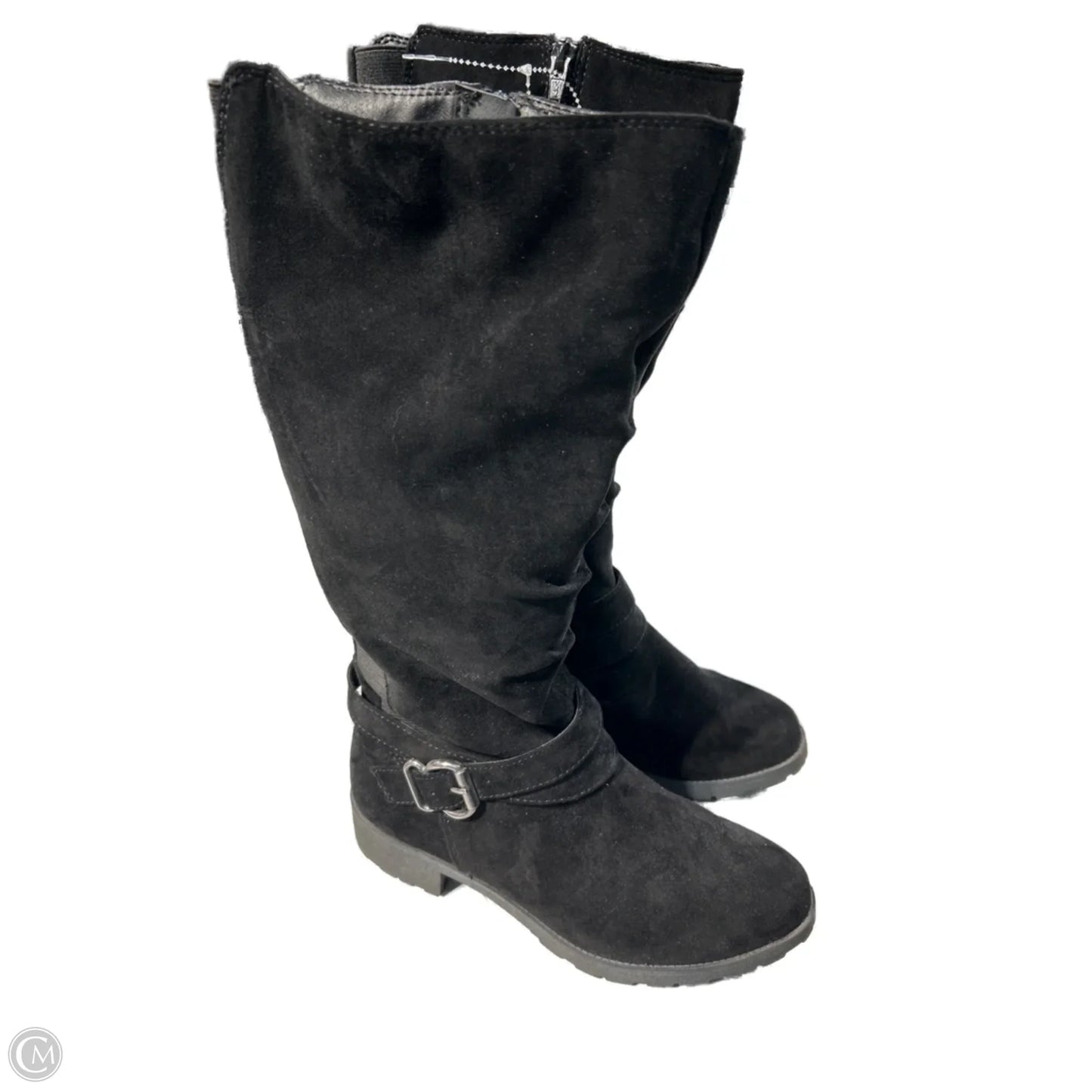 Boots Knee Flats By Cmb In Black, Size: 7.5