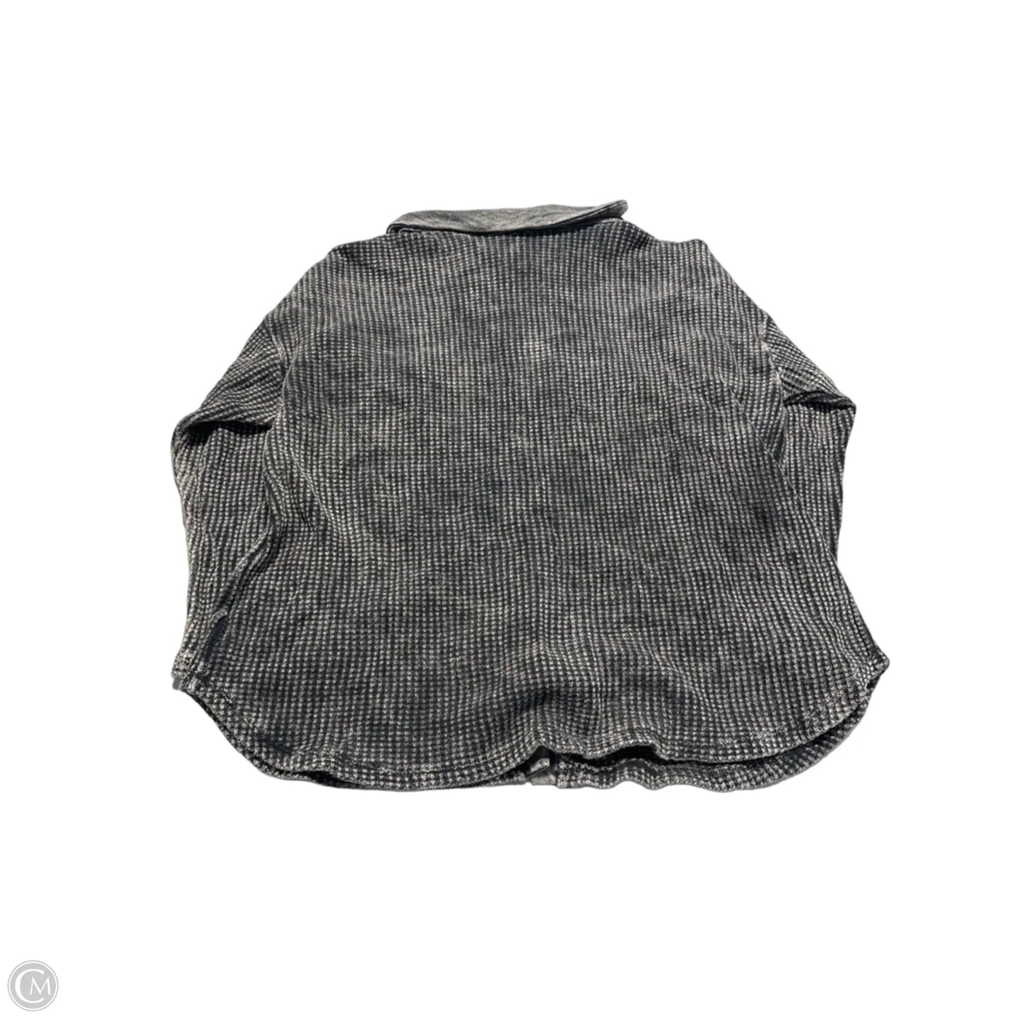 Top Long Sleeve By Bucketlist In Grey, Size: S