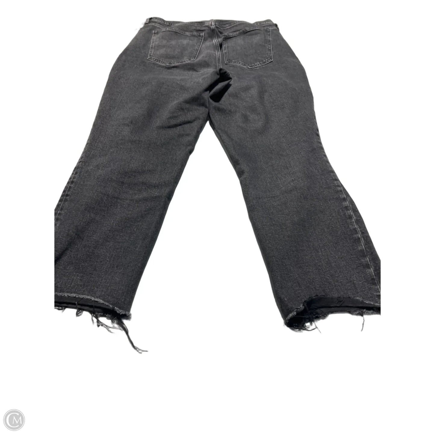 Jeans Straight By Abercrombie And Fitch In Black, Size: 12