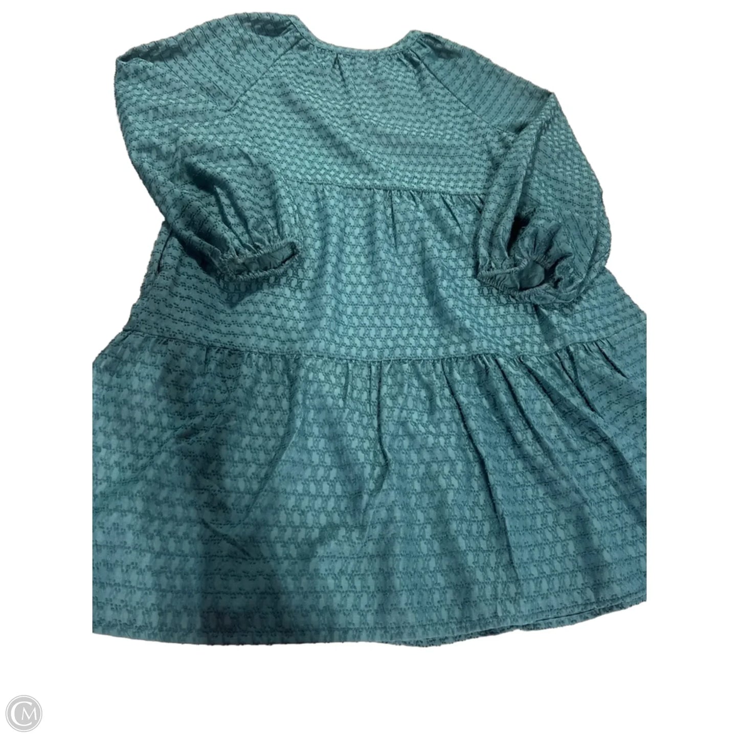 Dress Casual Short By Skies Are Blue In Green, Size: Xs