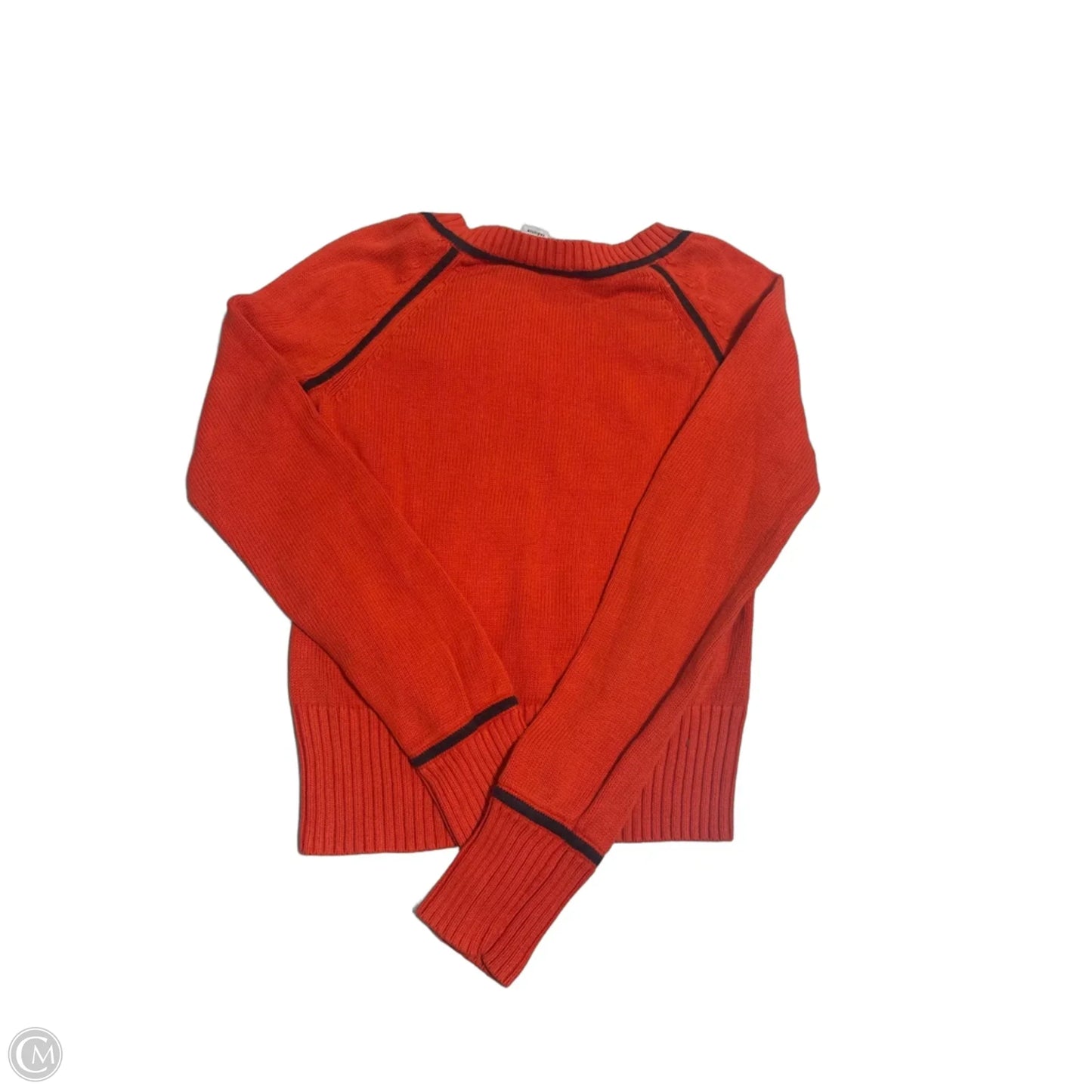 Top Long Sleeve By Armani Exchange In Orange, Size: M