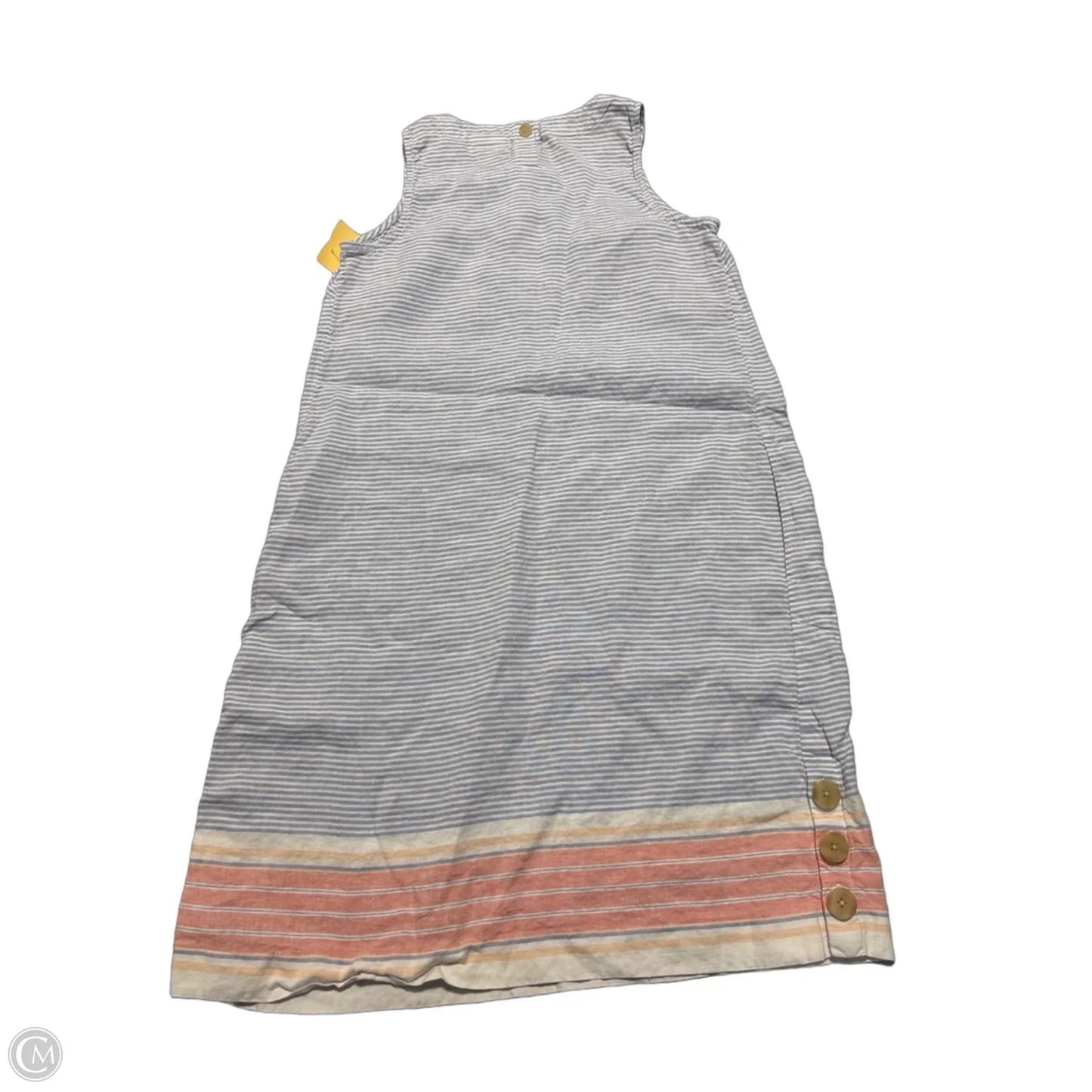 Dress Casual Midi By J. Jill In Blue & White, Size: Xs