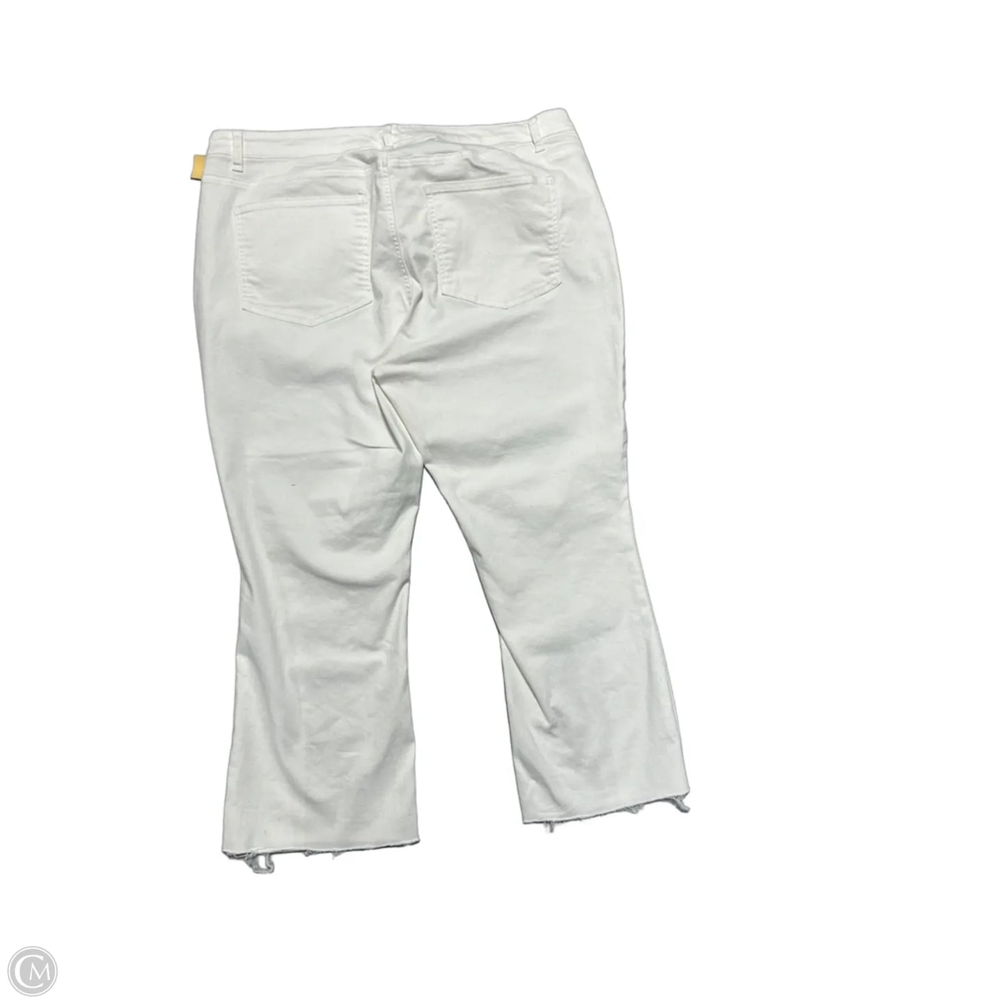 Jeans Straight By Ellos In White, Size: 20