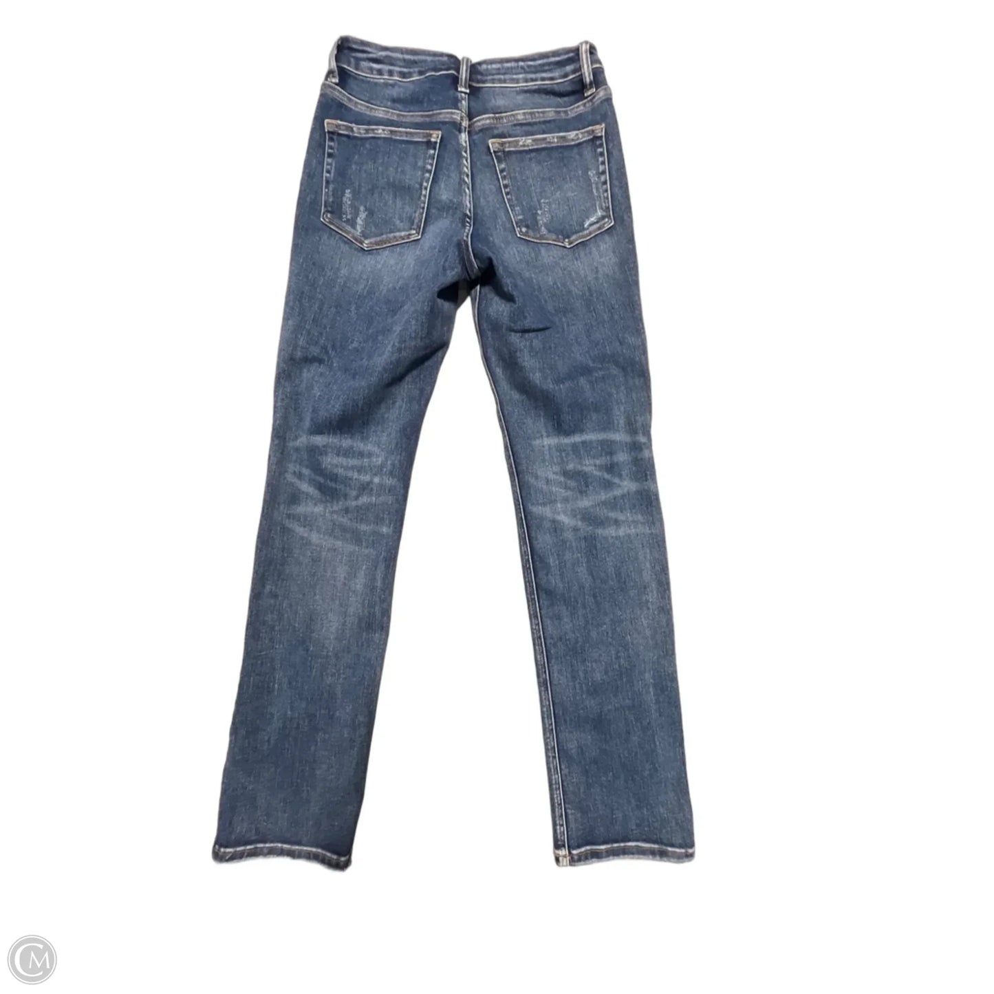Jeans Straight By Vervet In Blue Denim, Size: 4