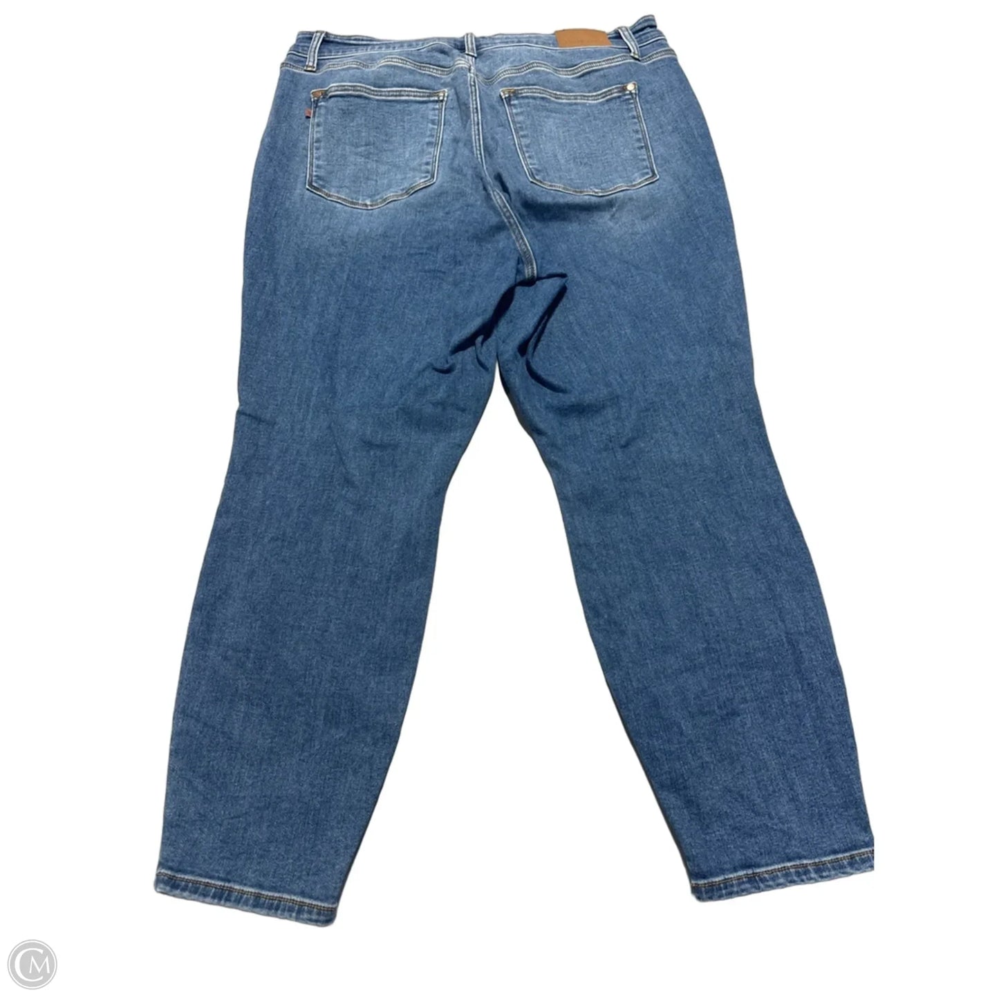 Jeans Skinny By Judy Blue In Blue Denim, Size: 20