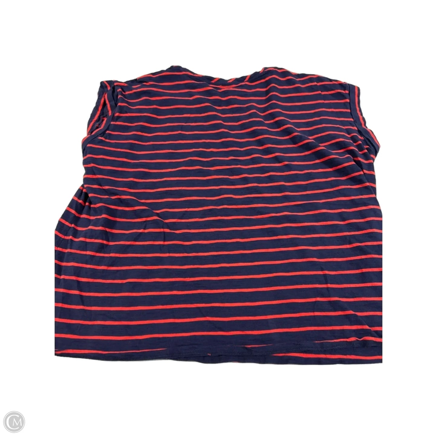 Top Short Sleeve By Lane Bryant In Blue & Red, Size: 3x