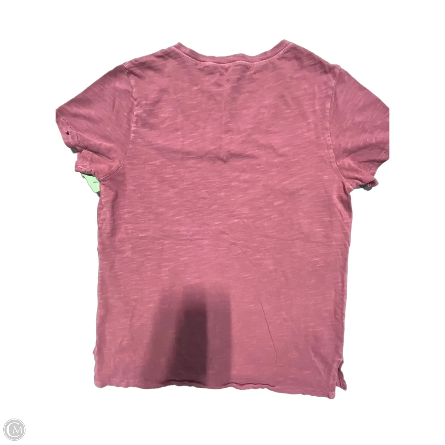 Top Short Sleeve By Lucky Brand In Pink, Size: Xs