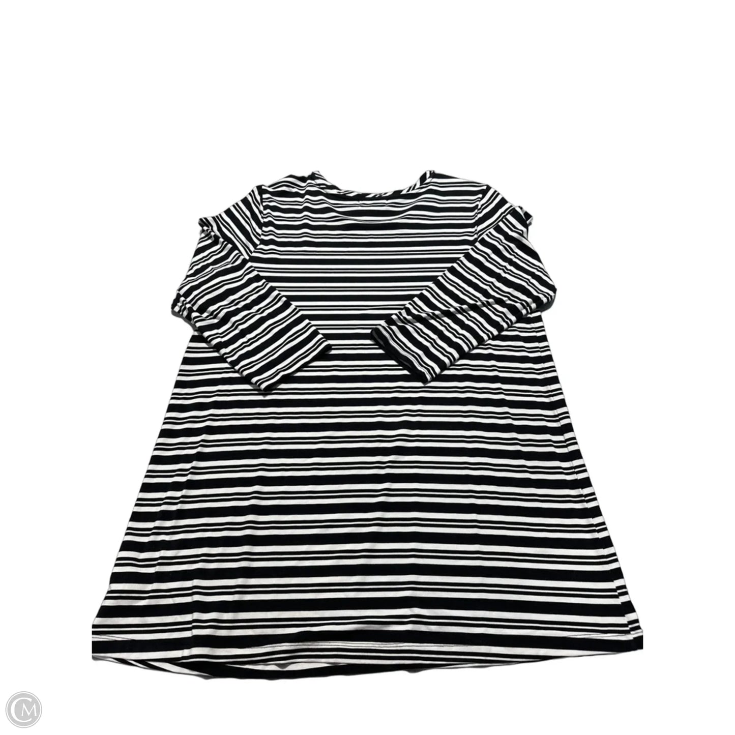 Top Long Sleeve By Liz Claiborne In Striped Pattern, Size: L