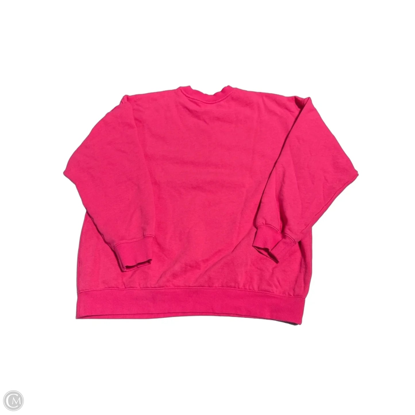 Sweatshirt Crewneck By Pink In Pink, Size: L
