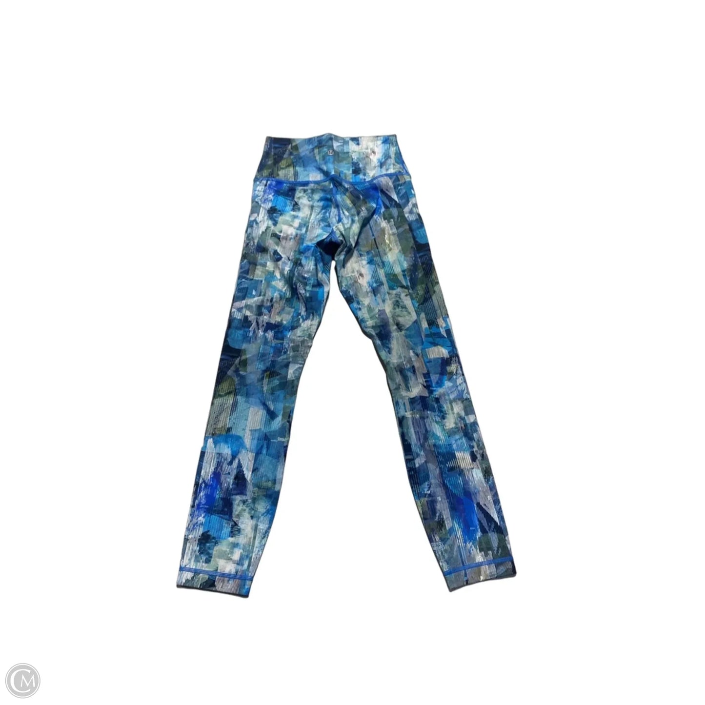 Athletic Leggings By Lululemon In Blue, Size: 4