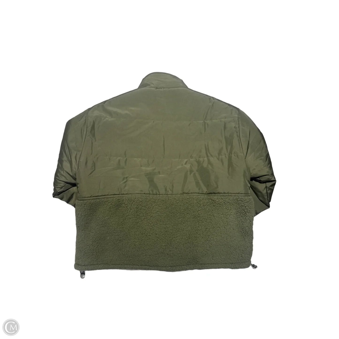 Coat Puffer & Quilted By Be Cool In Green, Size: S