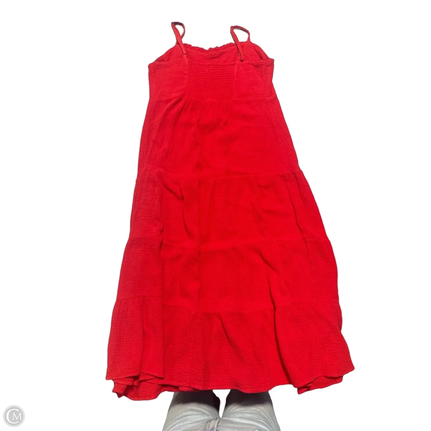 Dress Casual Maxi By Knox Rose In Red, Size: Xl
