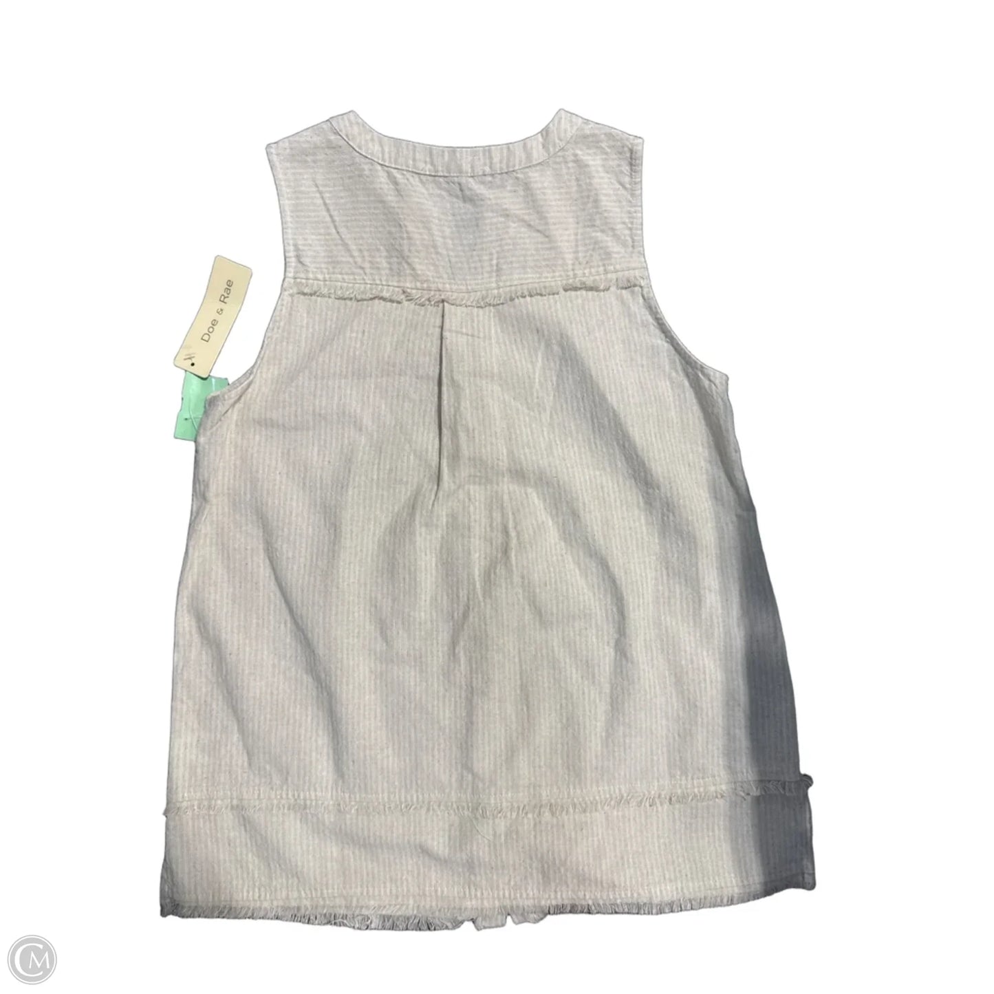 Tank Top By Doe & Rae In Cream, Size: S